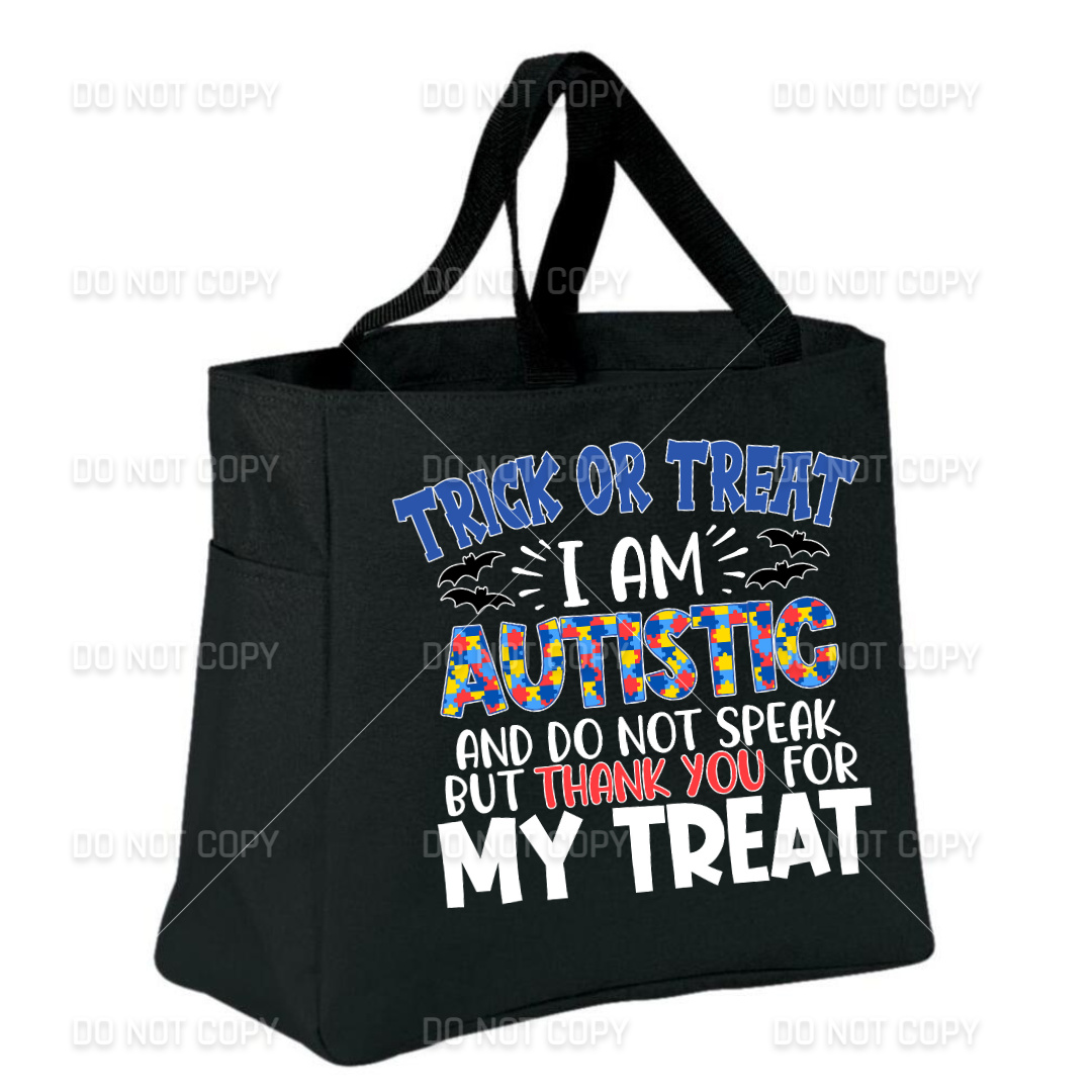 Autism Awareness - Halloween Candy Bag