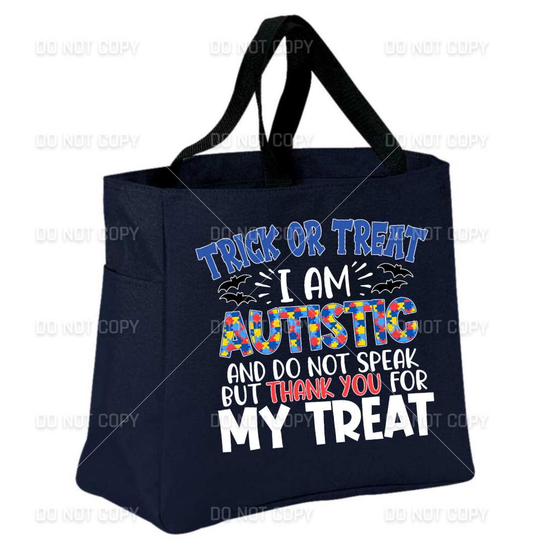 Autism Awareness - Halloween Candy Bag