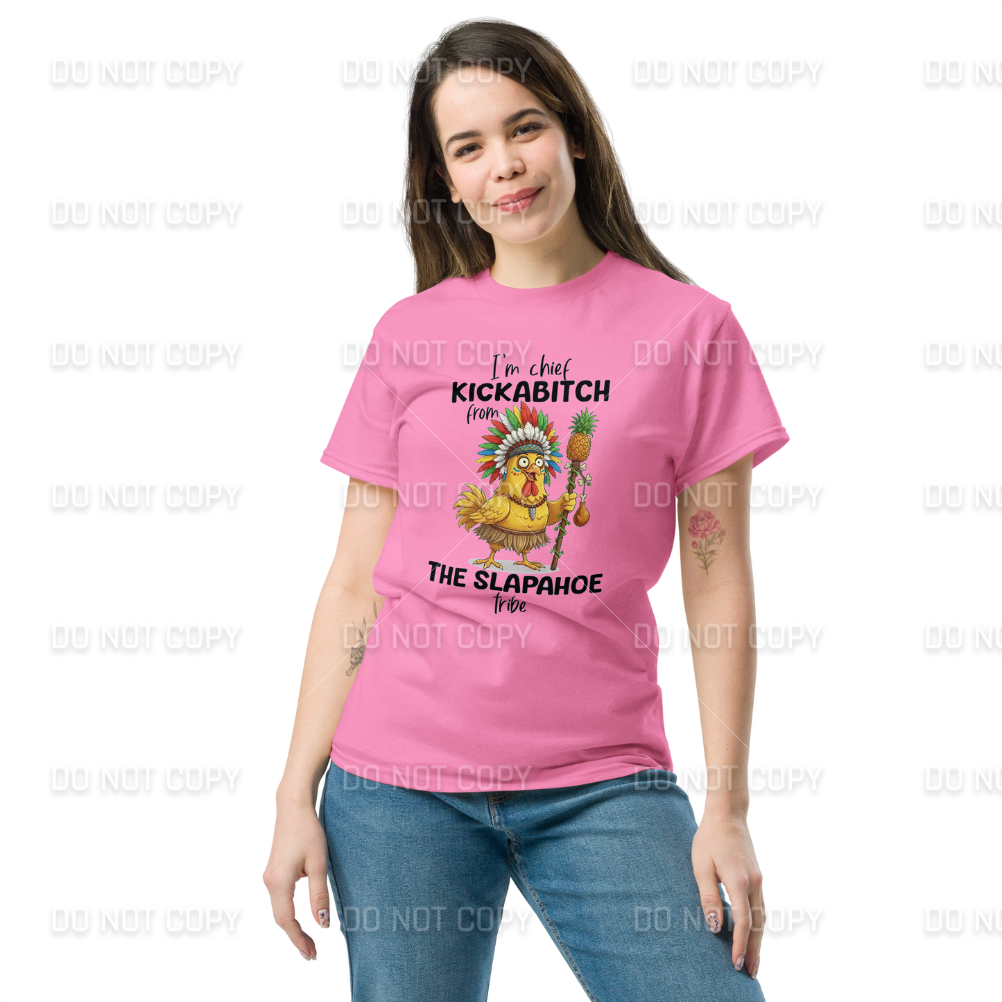 Funny - Chief Kickabitch T-Shirt - Adult Sizes