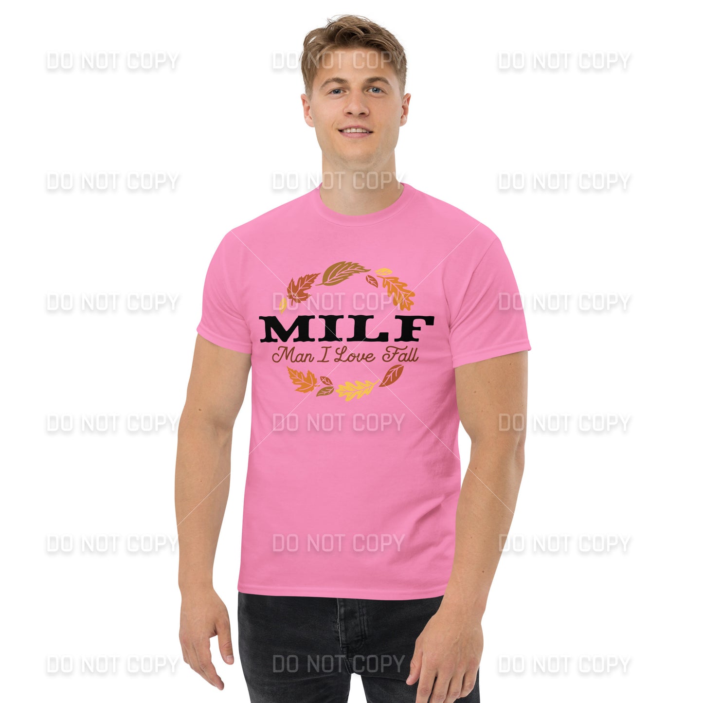 Fall Apparel - Fall MILF -Man I Love Fall - T-Shirt - Black Printed - Youth & Adult Sizes