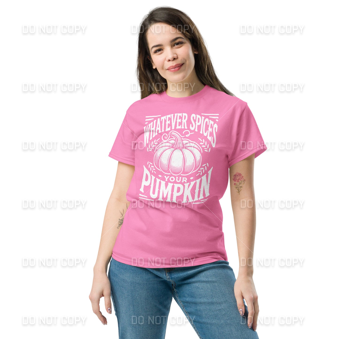 Fall Apparel - Fall - Whatever Spices your Pumpkin T-Shirt - Distressed White Printed - Youth & Adult Sizes