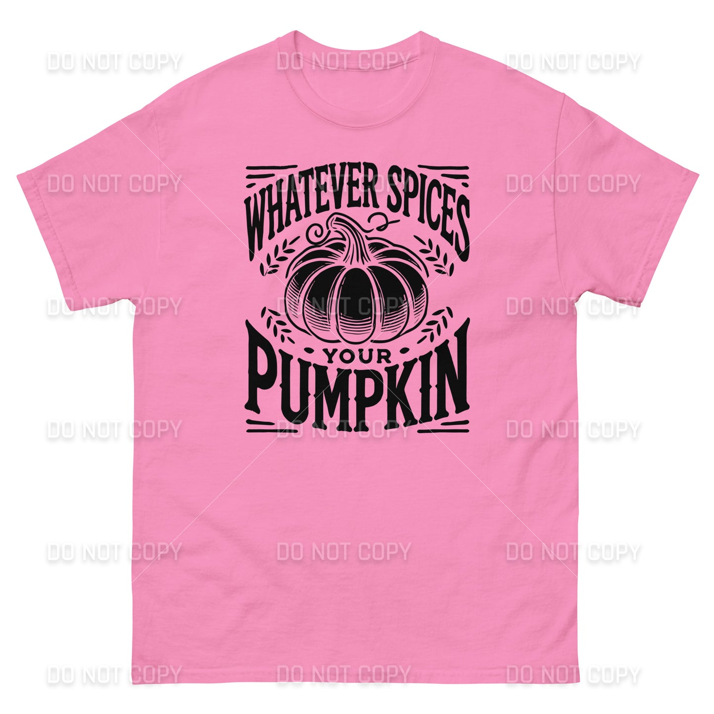 Fall Apparel - Fall - Whatever Spices your Pumpkin T-Shirt - Black Printed - Youth & Adult Sizes