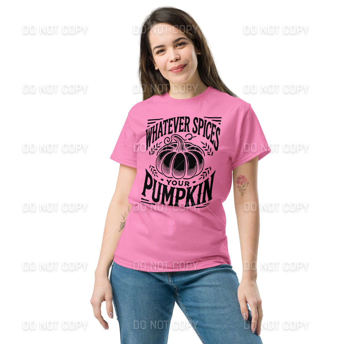 Fall Apparel - Fall - Whatever Spices your Pumpkin T-Shirt - Black Printed - Youth & Adult Sizes