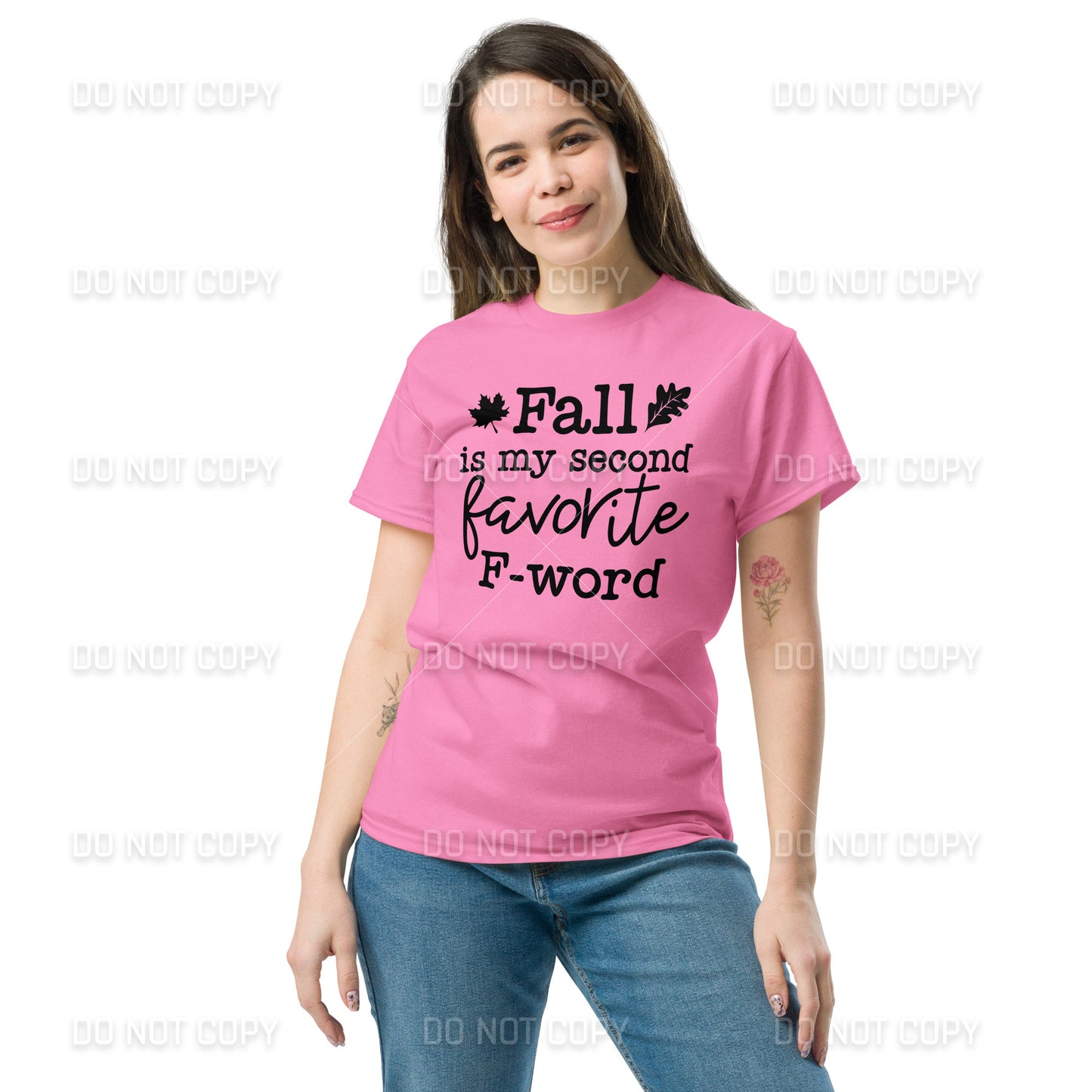 Fall Apparel - Fall, My Second Favorite F-Word T-Shirt - Black Printed - Youth & Adult Sizes