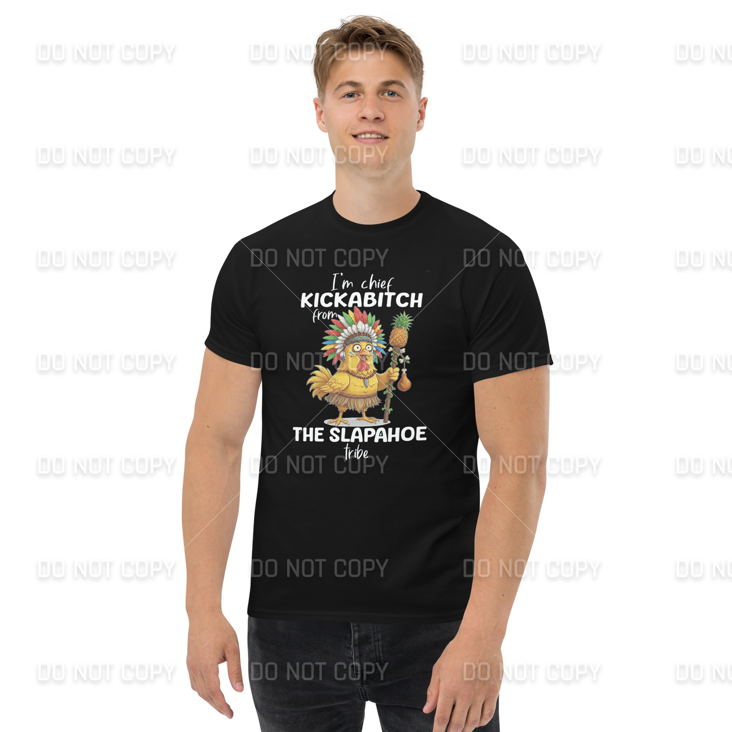 Funny - Chief Kickabitch T-Shirt - Adult Sizes
