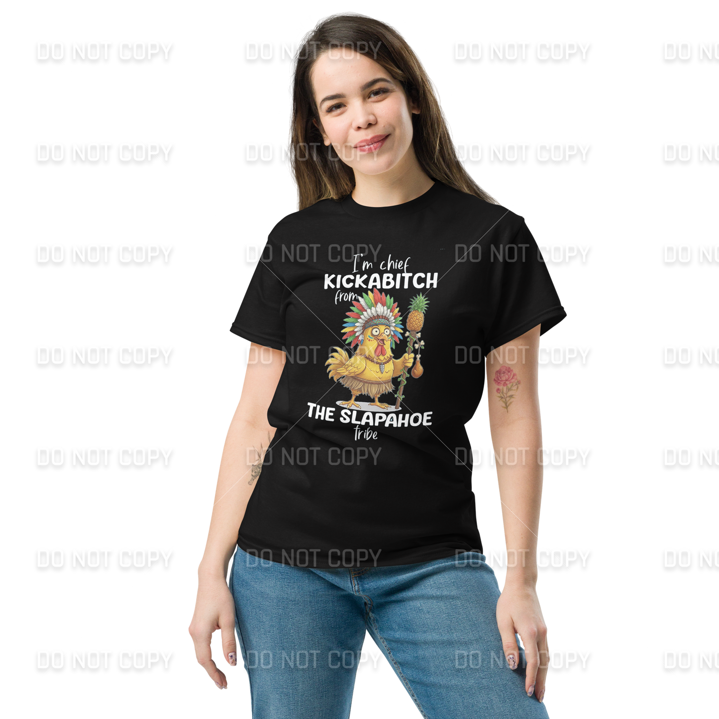 Funny - Chief Kickabitch T-Shirt - Adult Sizes