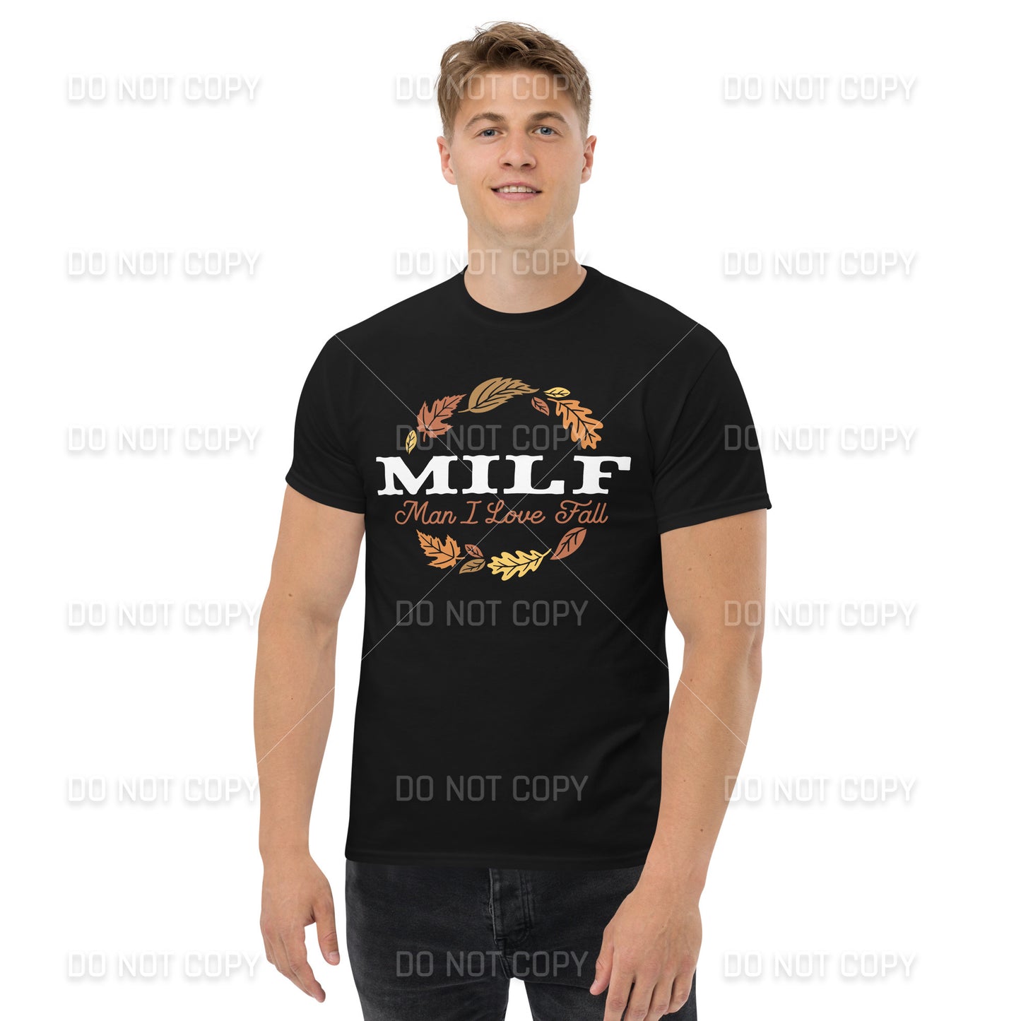 Fall Apparel - Fall MILF -Man I Love Fall T-Shirt - White Printed - Youth & Adult Sizes