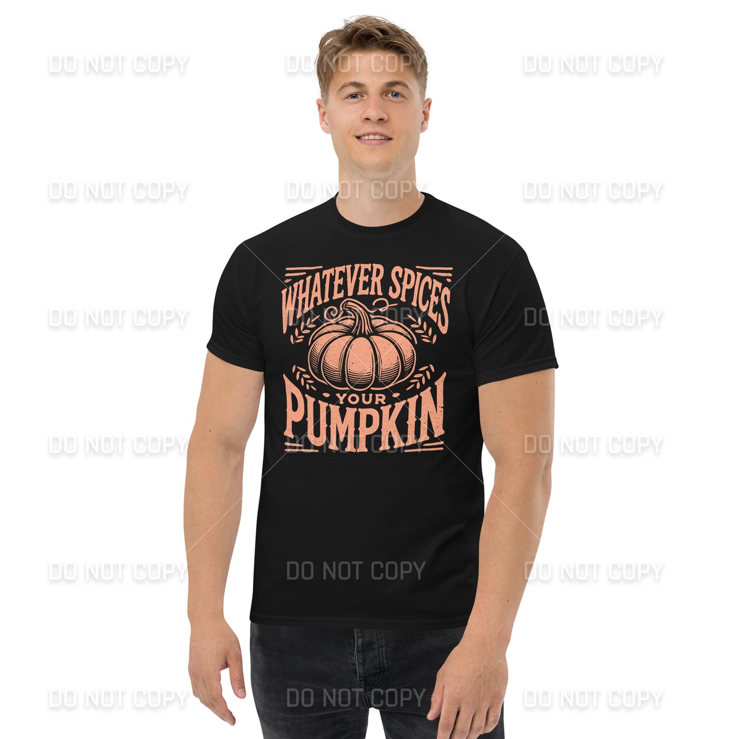 Fall Apparel - Fall - Whatever Spices your Pumpkin T-Shirt - Distressed Orange Printed - Youth & Adult Sizes