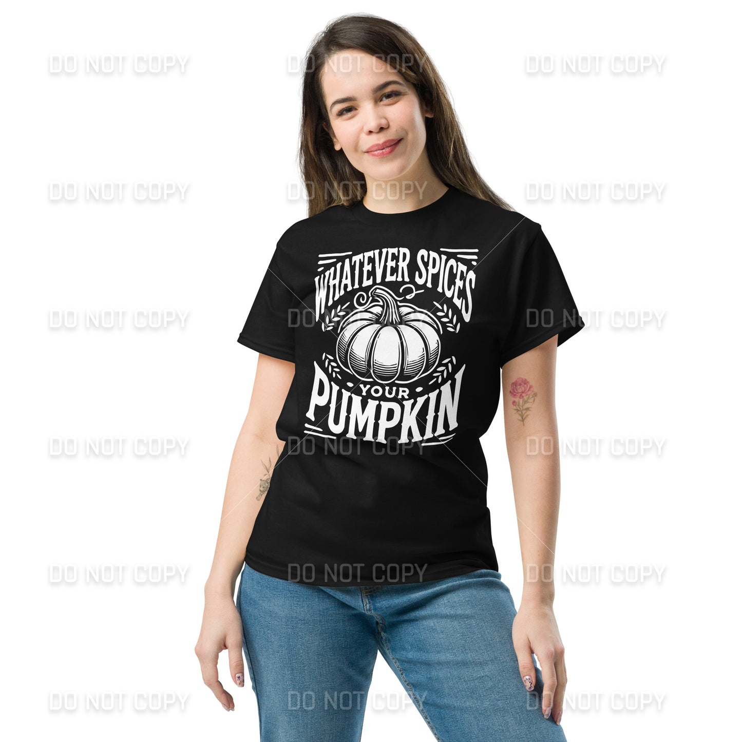 Fall Apparel - Fall - Whatever Spices your Pumpkin T-Shirt - White Printed - Youth & Adult Sizes