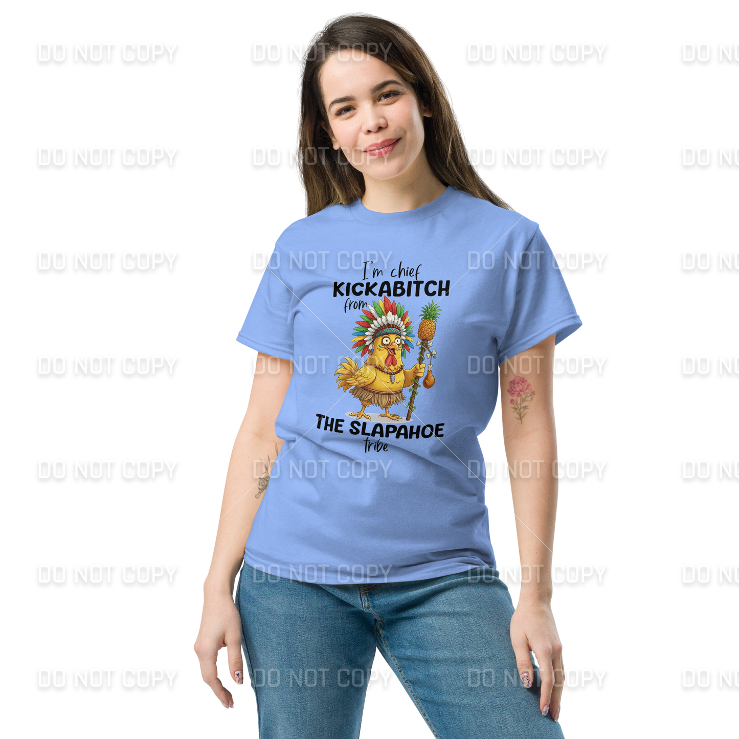 Funny - Chief Kickabitch T-Shirt - Adult Sizes