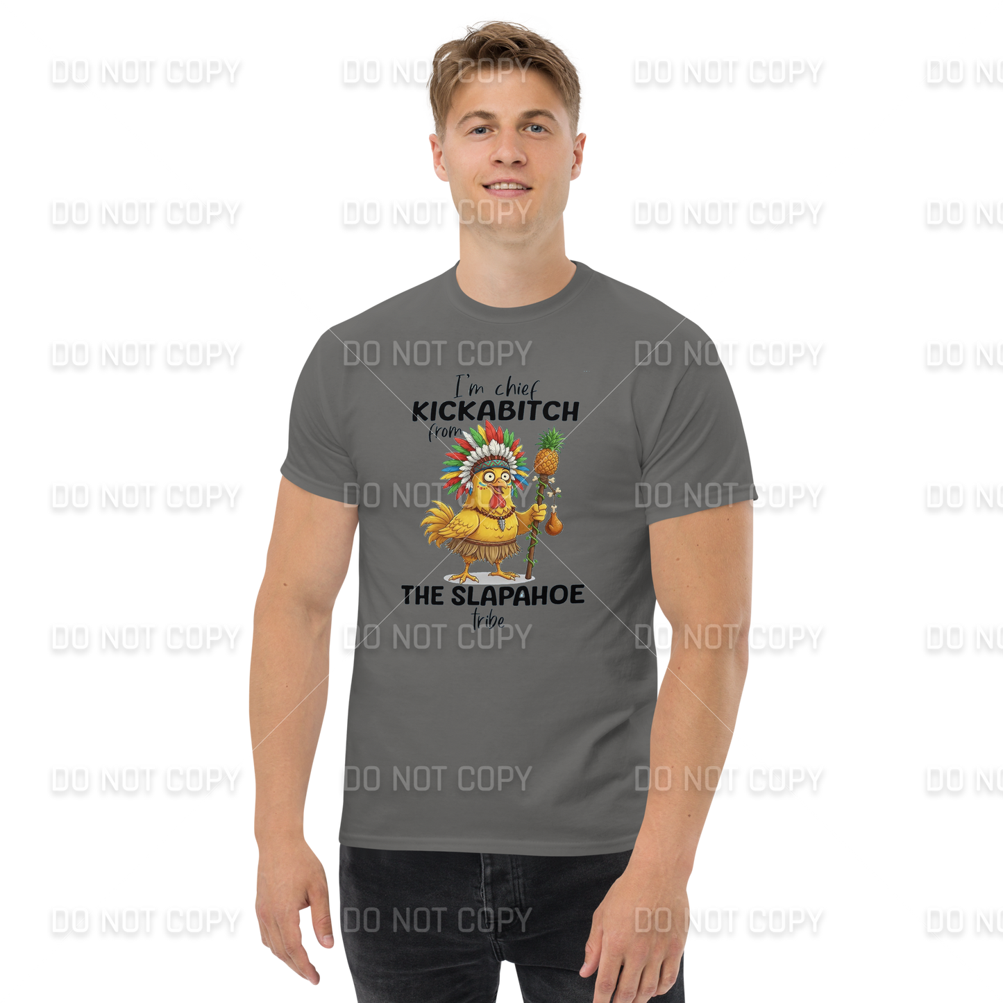 Funny - Chief Kickabitch T-Shirt - Adult Sizes