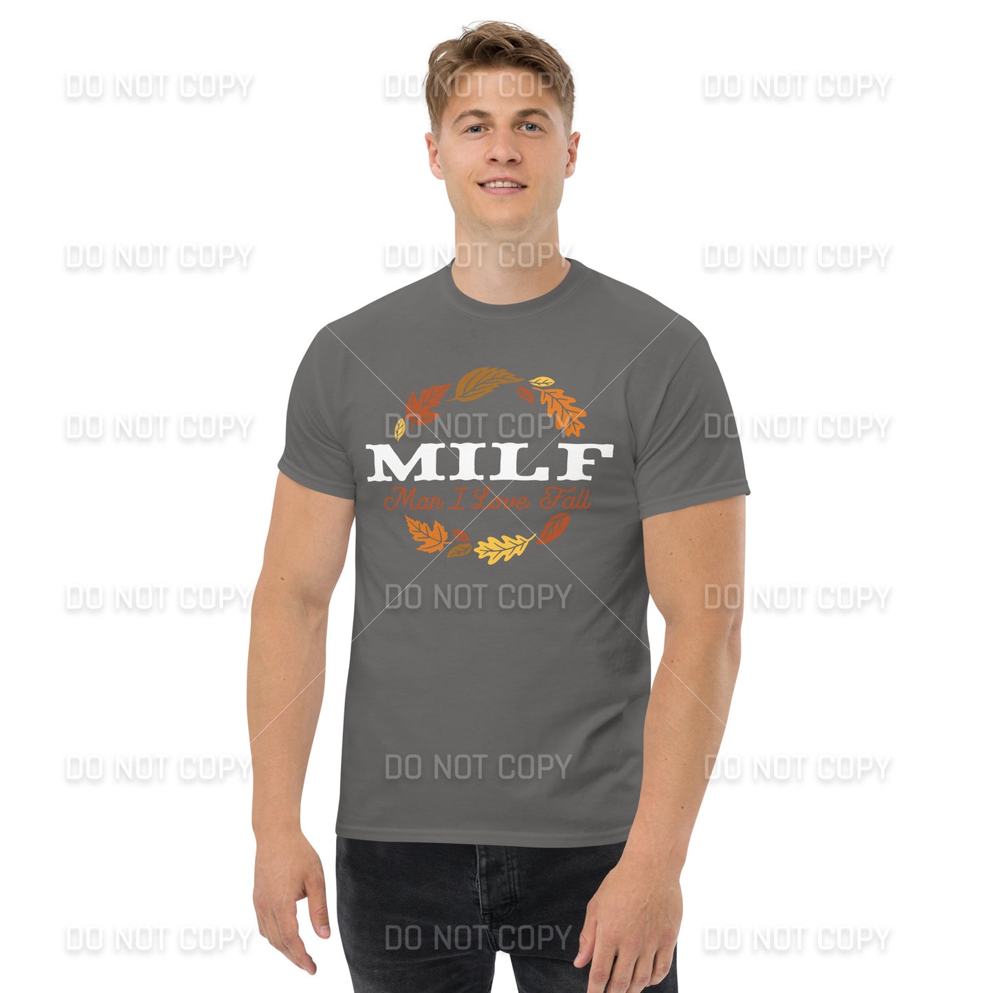Fall Apparel - Fall MILF -Man I Love Fall T-Shirt - White Printed - Youth & Adult Sizes