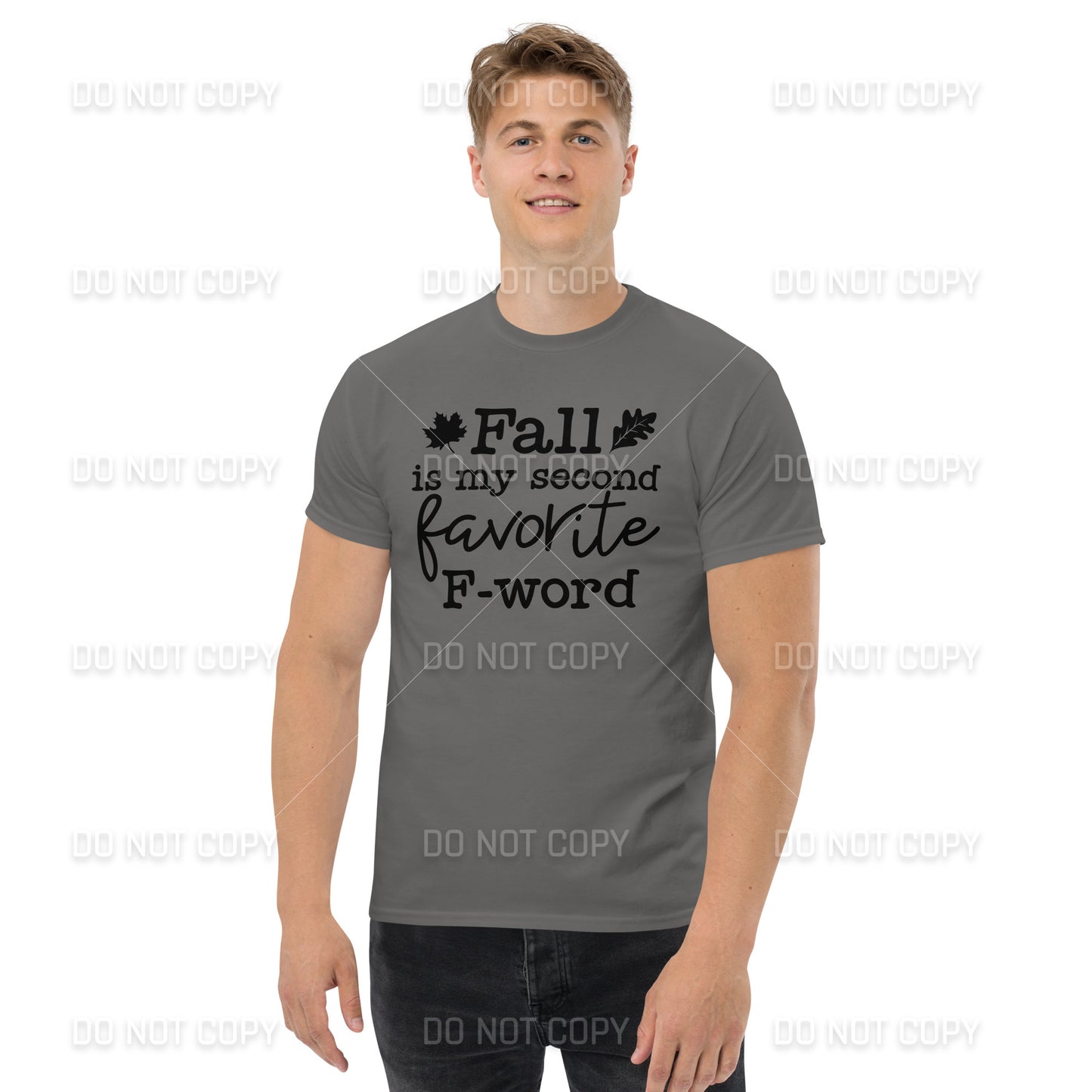 Fall Apparel - Fall, My Second Favorite F-Word T-Shirt - Black Printed - Youth & Adult Sizes
