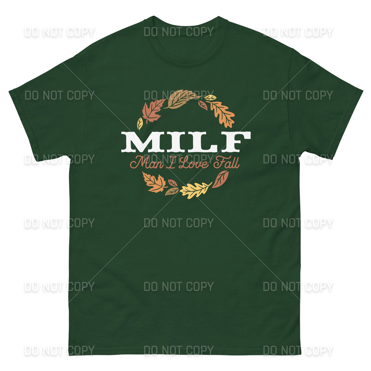Fall Apparel - Fall MILF -Man I Love Fall T-Shirt - White Printed - Youth & Adult Sizes