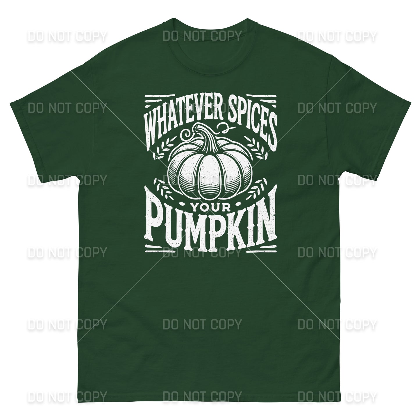 Fall Apparel - Fall - Whatever Spices your Pumpkin T-Shirt - Distressed White Printed - Youth & Adult Sizes