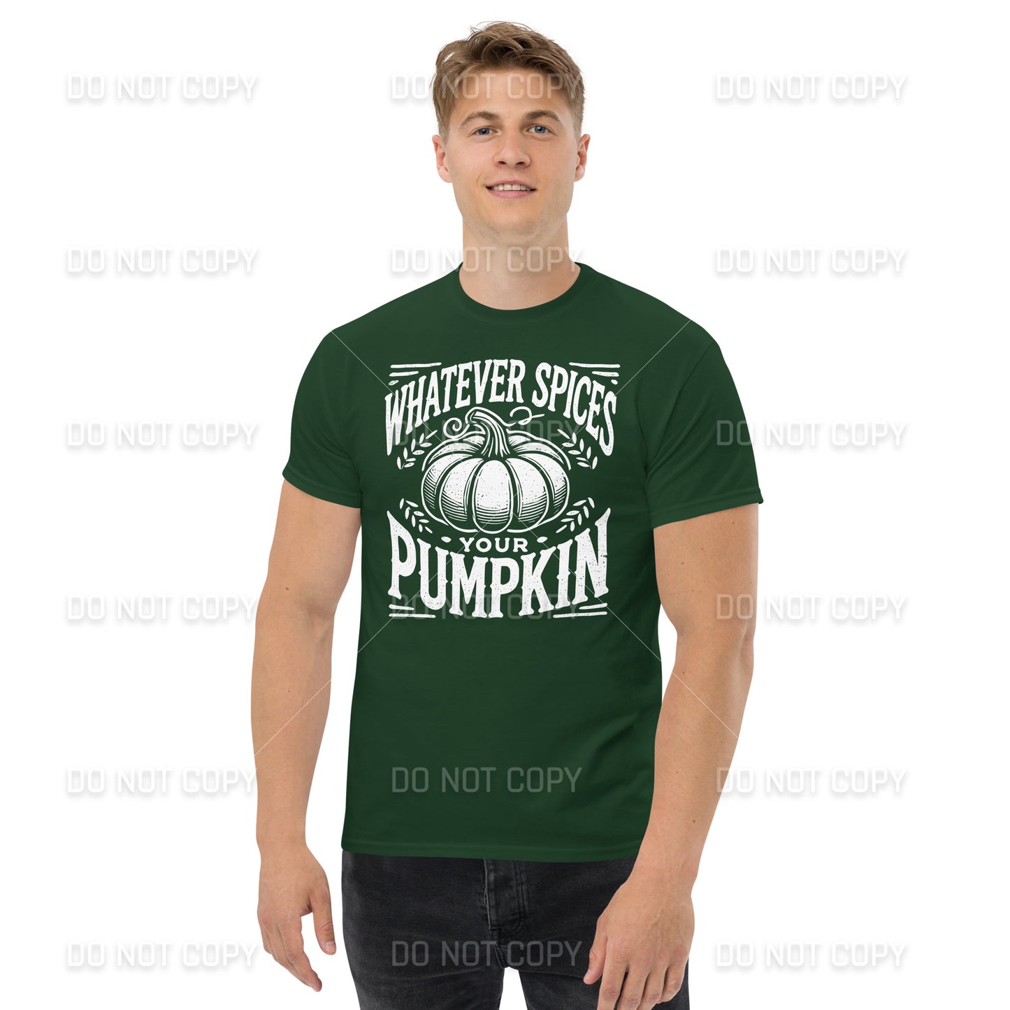 Fall Apparel - Fall - Whatever Spices your Pumpkin T-Shirt - Distressed White Printed - Youth & Adult Sizes