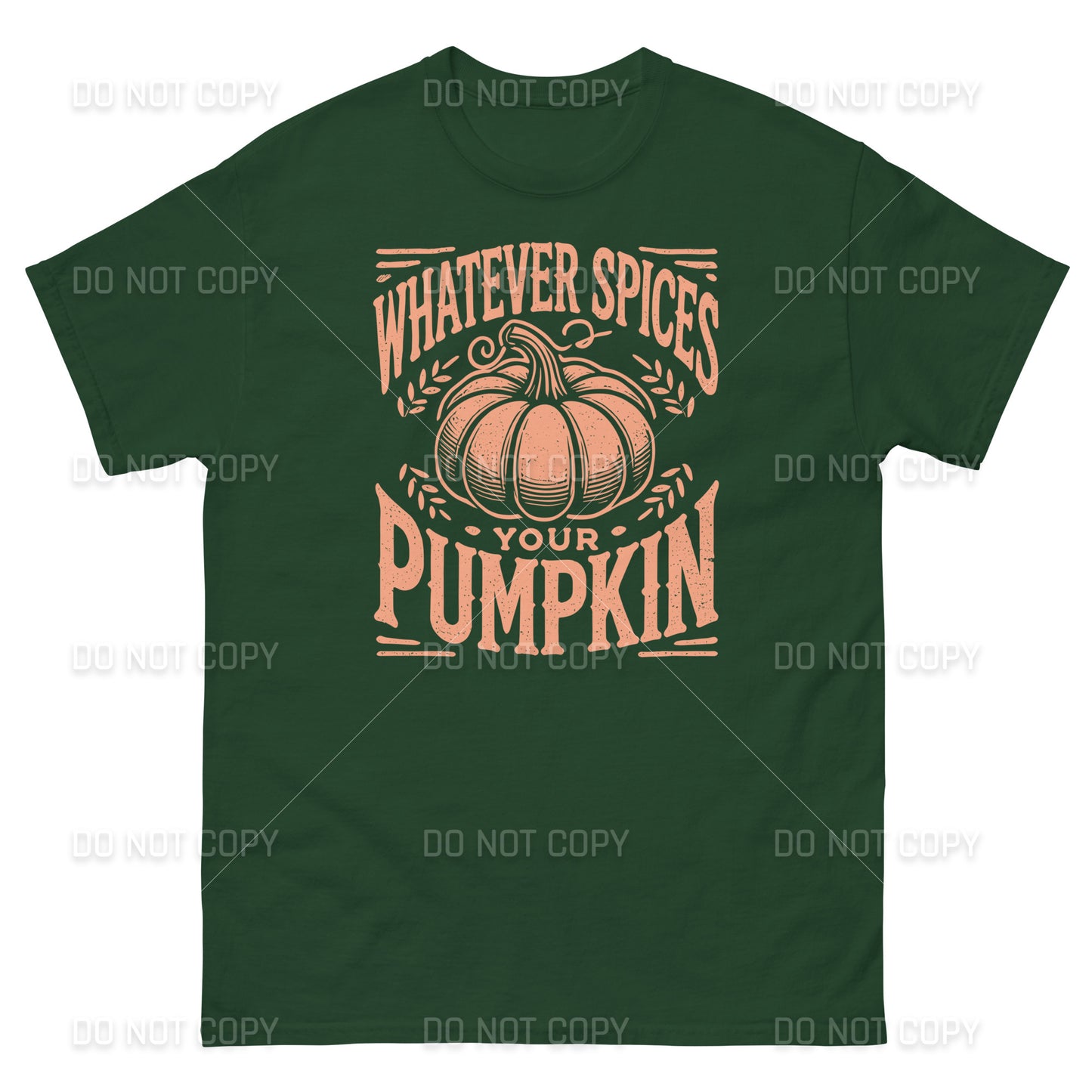 Fall Apparel - Fall - Whatever Spices your Pumpkin T-Shirt - Distressed Orange Printed - Youth & Adult Sizes