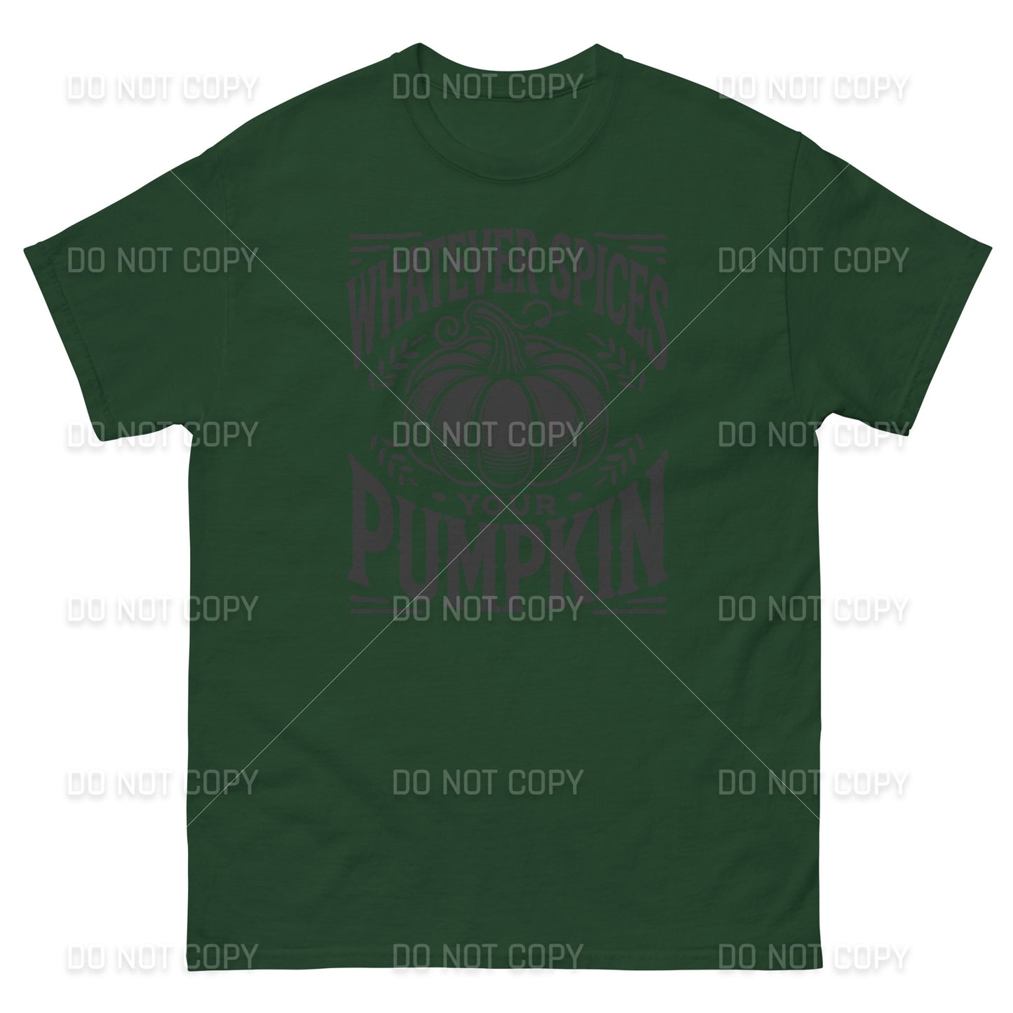 Fall Apparel - Fall - Whatever Spices your Pumpkin T-Shirt - Distressed Black Printed - Youth & Adult Sizes