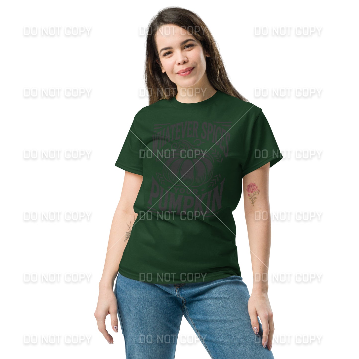 Fall Apparel - Fall - Whatever Spices your Pumpkin T-Shirt - Distressed Black Printed - Youth & Adult Sizes