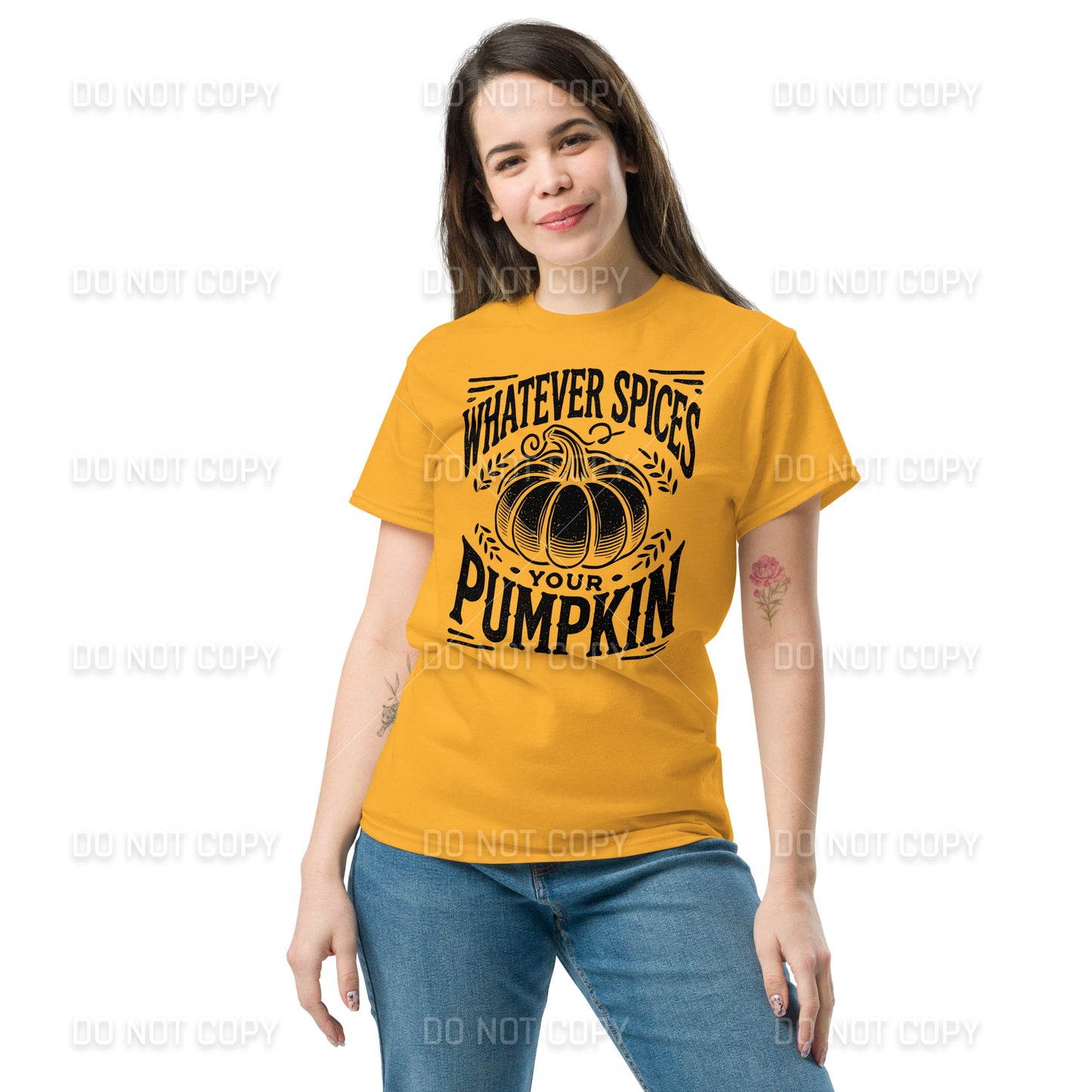 Fall Apparel - Fall - Whatever Spices your Pumpkin T-Shirt - Distressed Black Printed - Youth & Adult Sizes