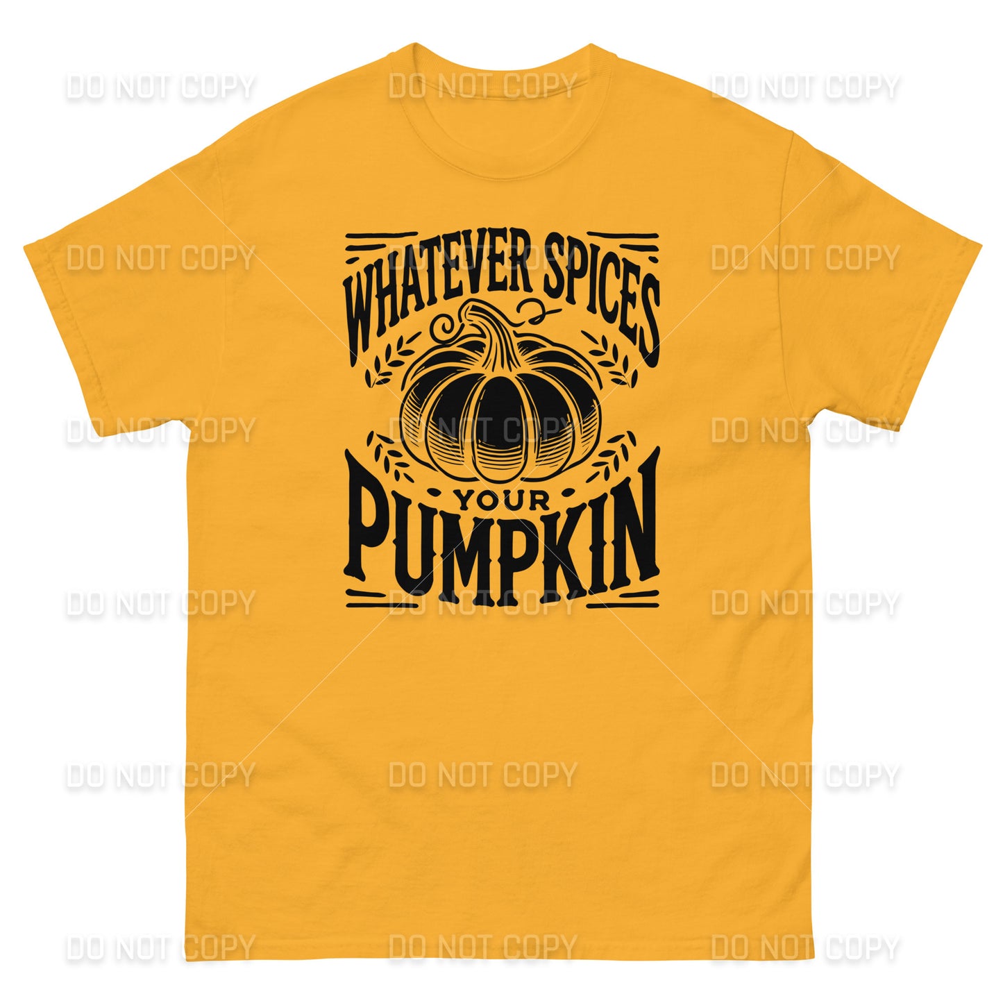 Fall Apparel - Fall - Whatever Spices your Pumpkin T-Shirt - Black Printed - Youth & Adult Sizes