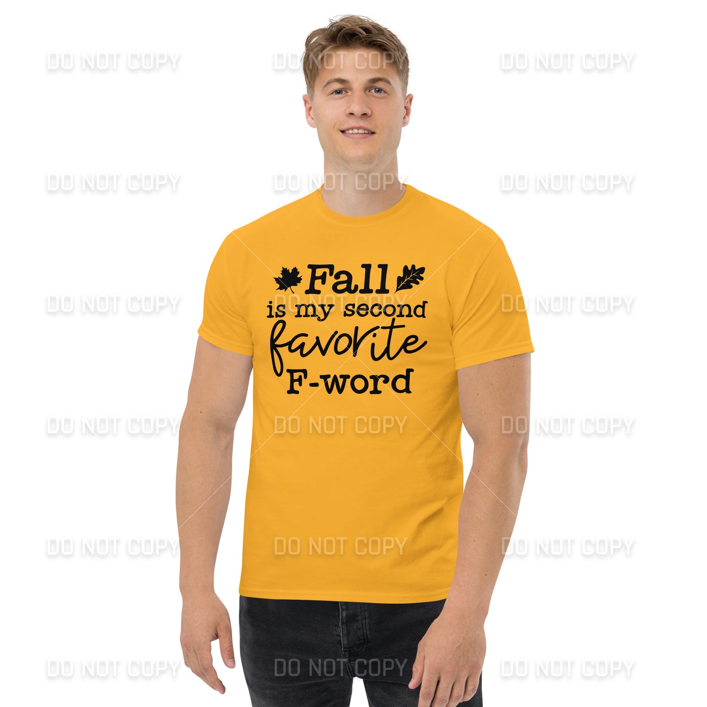 Fall Apparel - Fall, My Second Favorite F-Word T-Shirt - Black Printed - Youth & Adult Sizes