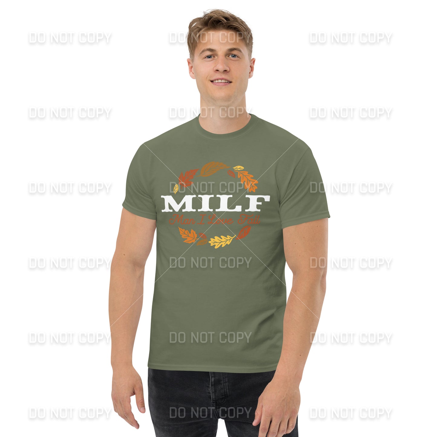 Fall Apparel - Fall MILF -Man I Love Fall T-Shirt - White Printed - Youth & Adult Sizes