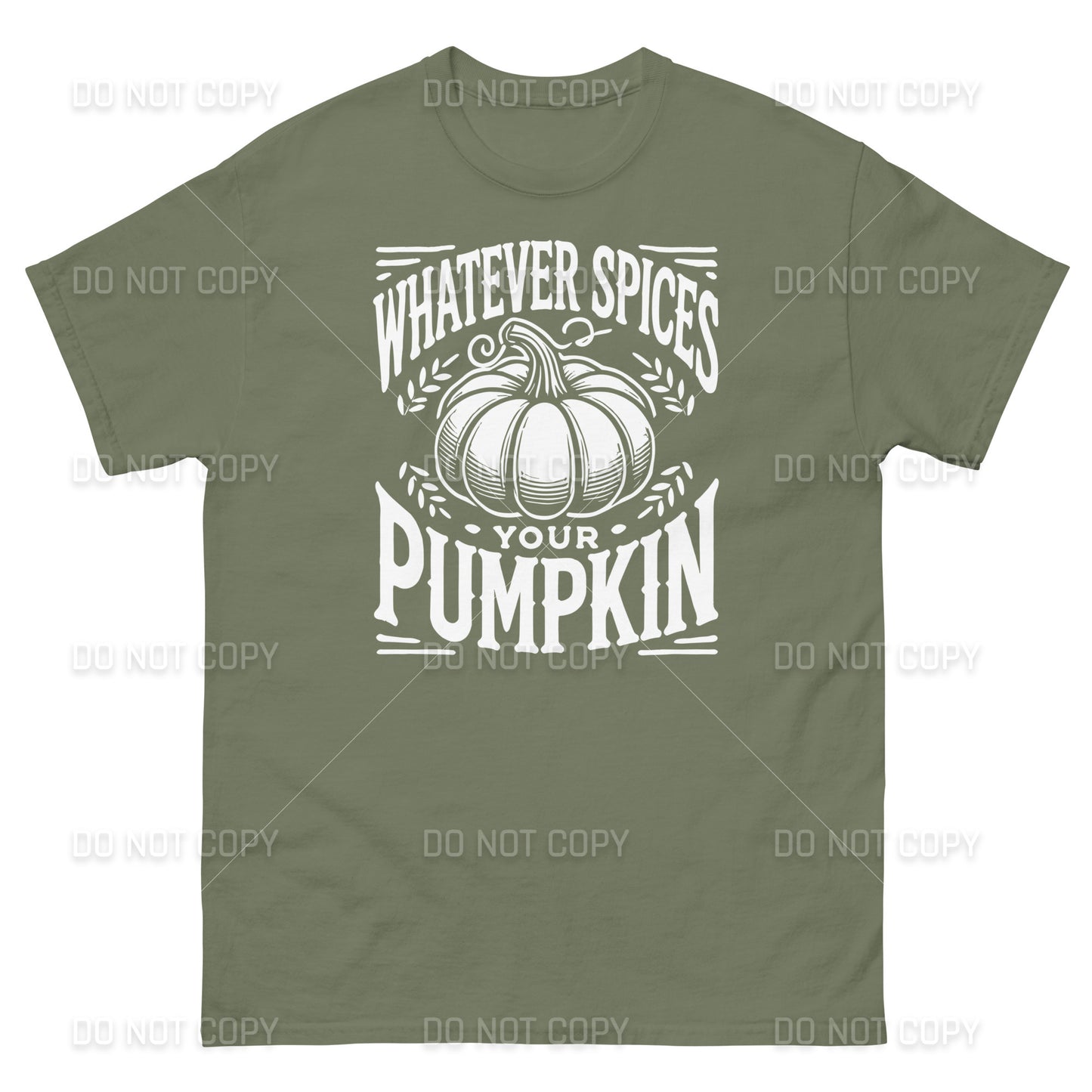 Fall Apparel - Fall - Whatever Spices your Pumpkin T-Shirt - White Printed - Youth & Adult Sizes
