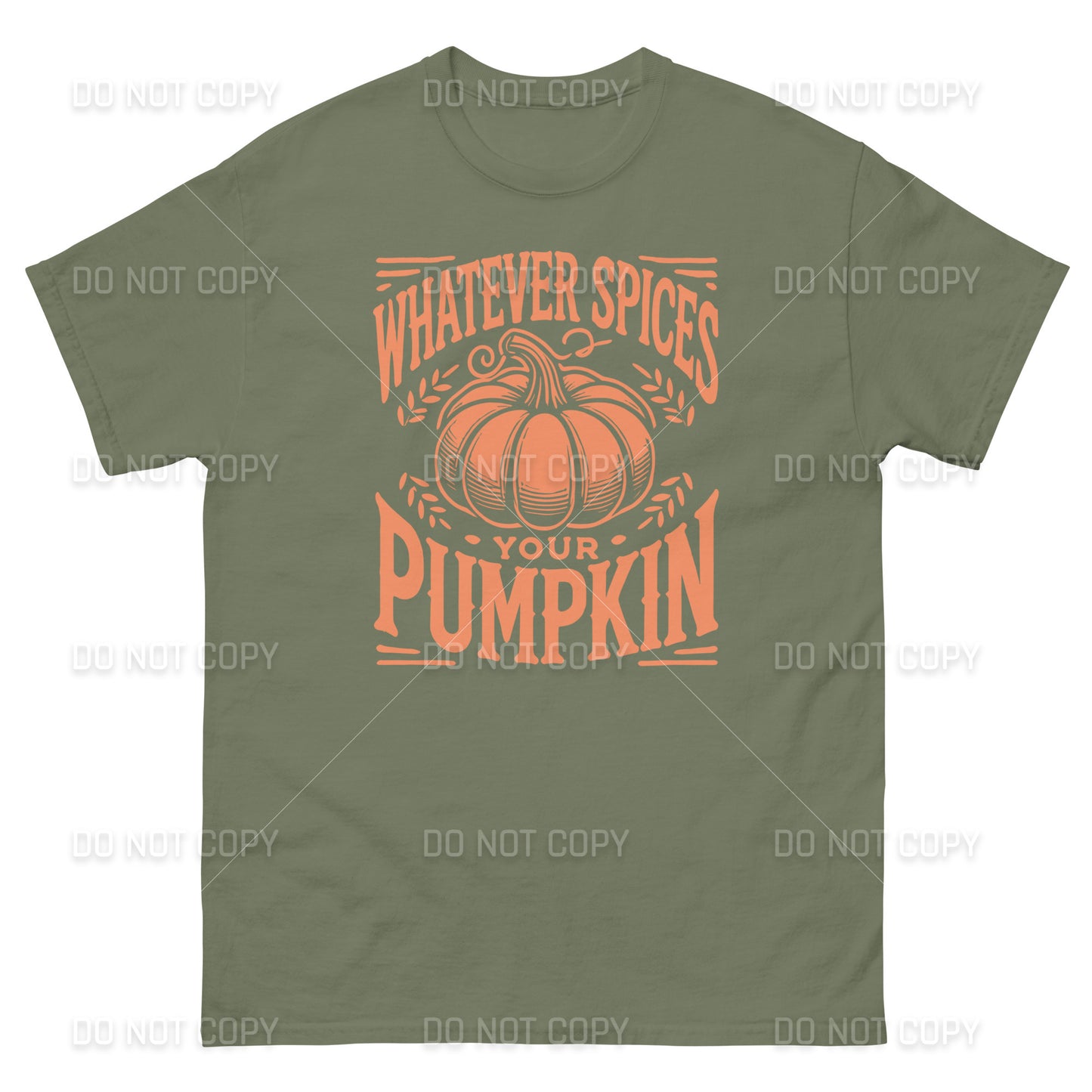 Fall Apparel - Fall - Whatever Spices your Pumpkin T-Shirt - Orange Printed - Youth & Adult Sizes