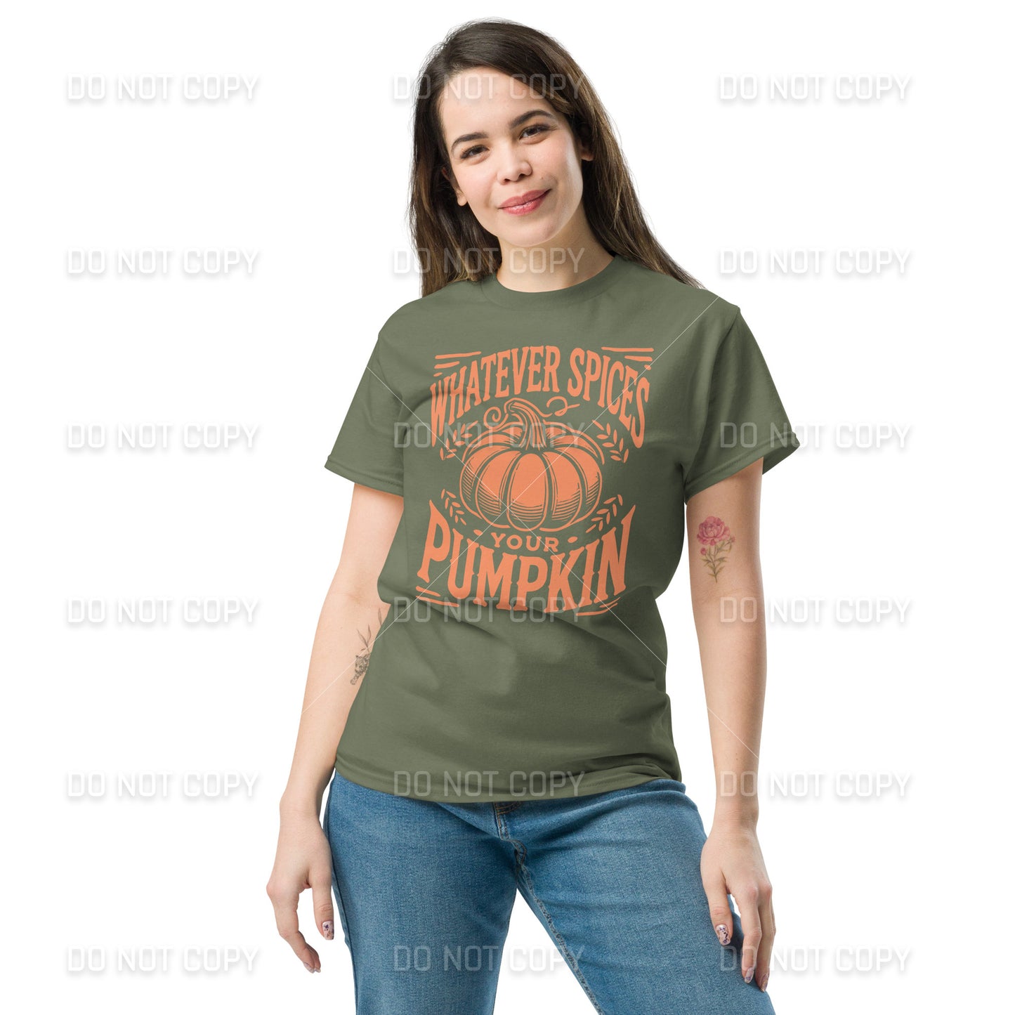 Fall Apparel - Fall - Whatever Spices your Pumpkin T-Shirt - Orange Printed - Youth & Adult Sizes