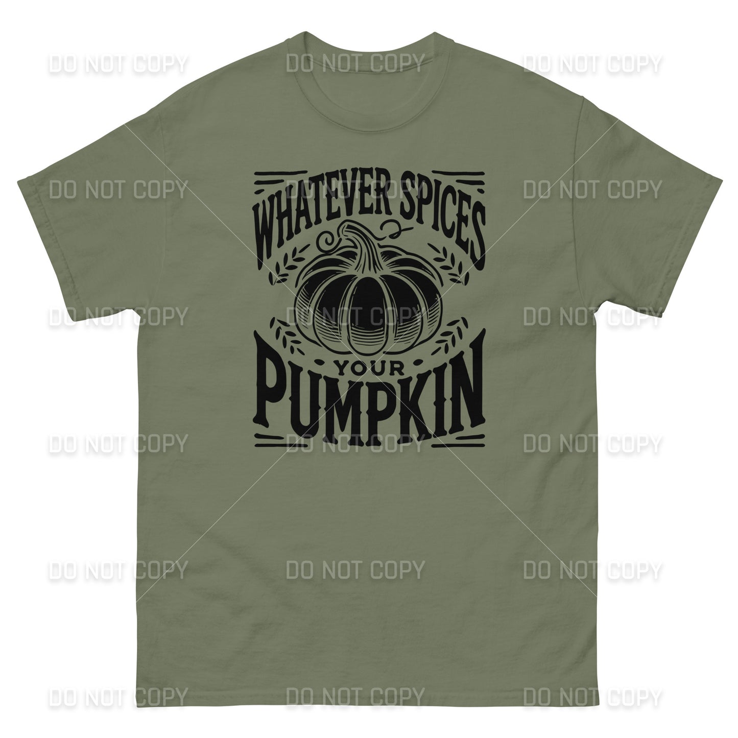 Fall Apparel - Fall - Whatever Spices your Pumpkin T-Shirt - Black Printed - Youth & Adult Sizes