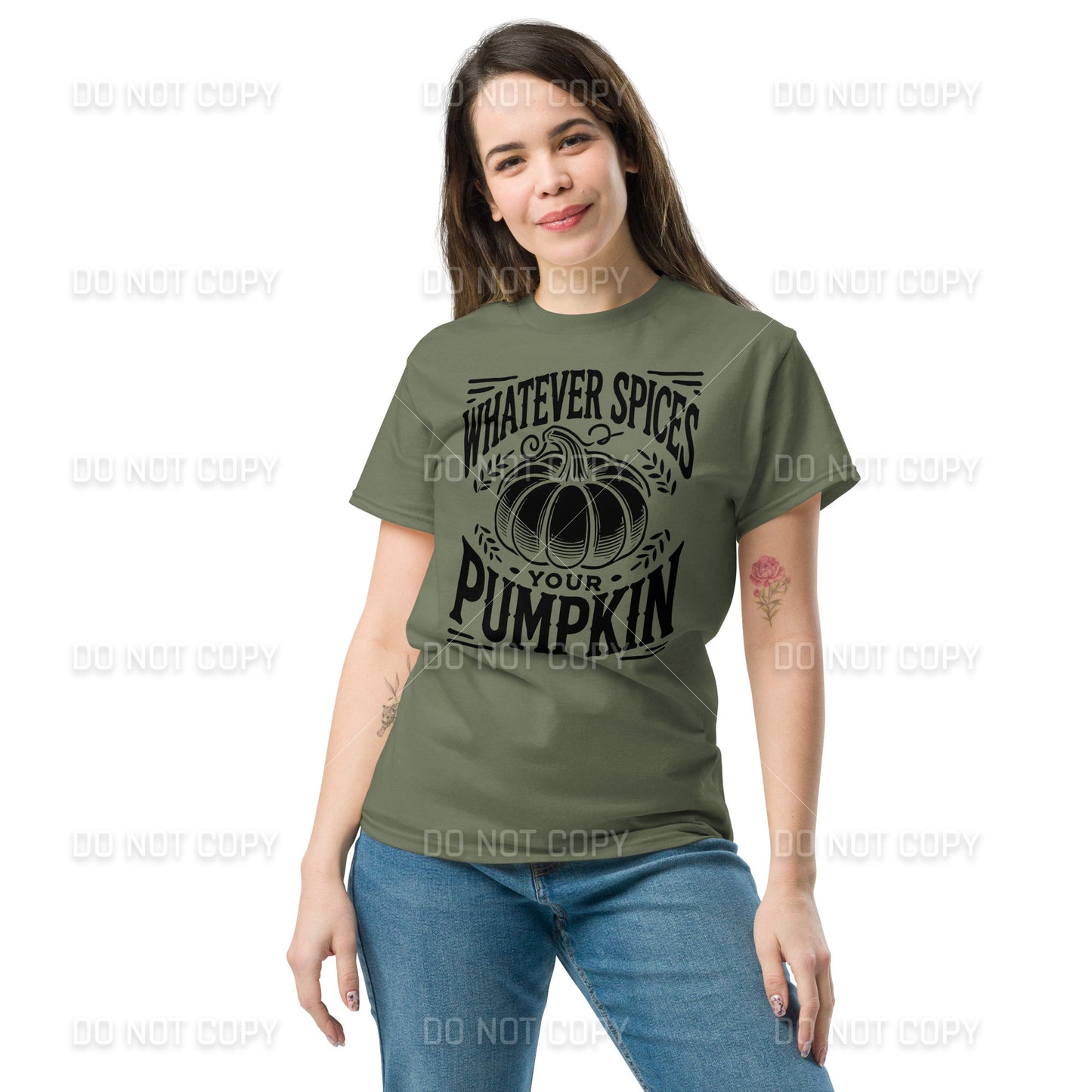 Fall Apparel - Fall - Whatever Spices your Pumpkin T-Shirt - Black Printed - Youth & Adult Sizes