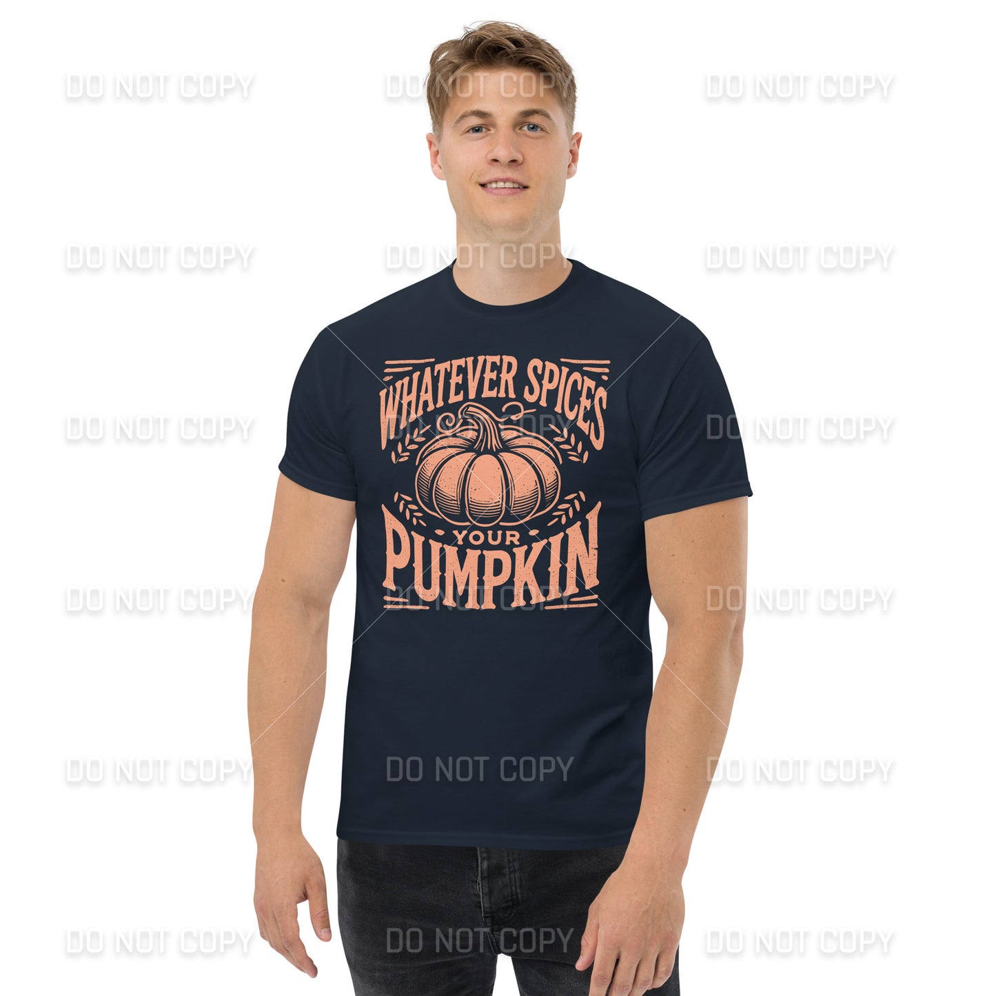 Fall Apparel - Fall - Whatever Spices your Pumpkin T-Shirt - Distressed Orange Printed - Youth & Adult Sizes