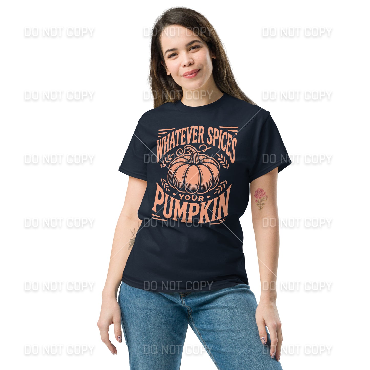 Fall Apparel - Fall - Whatever Spices your Pumpkin T-Shirt - Orange Printed - Youth & Adult Sizes