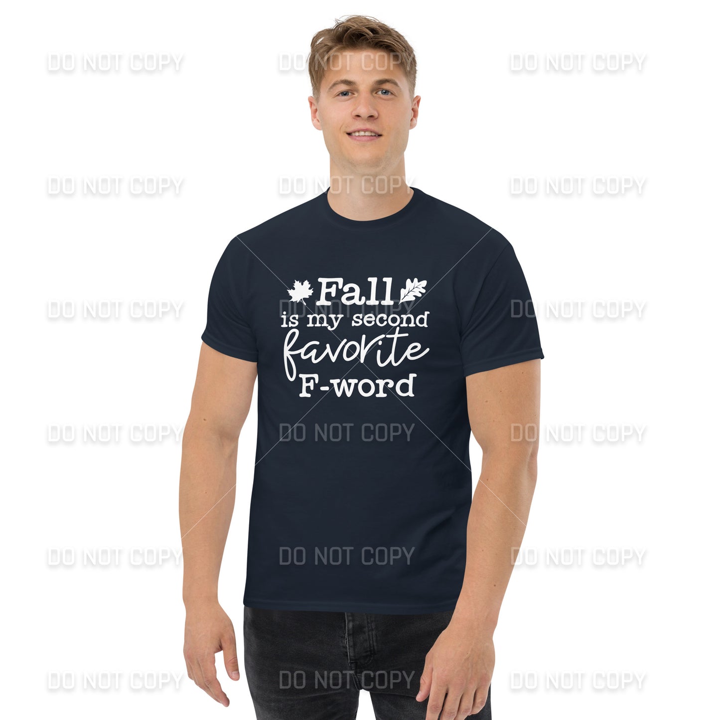 Fall Apparel - Fall, My Second Favorite F-Word T-Shirt - White Printed - Youth & Adult Sizes