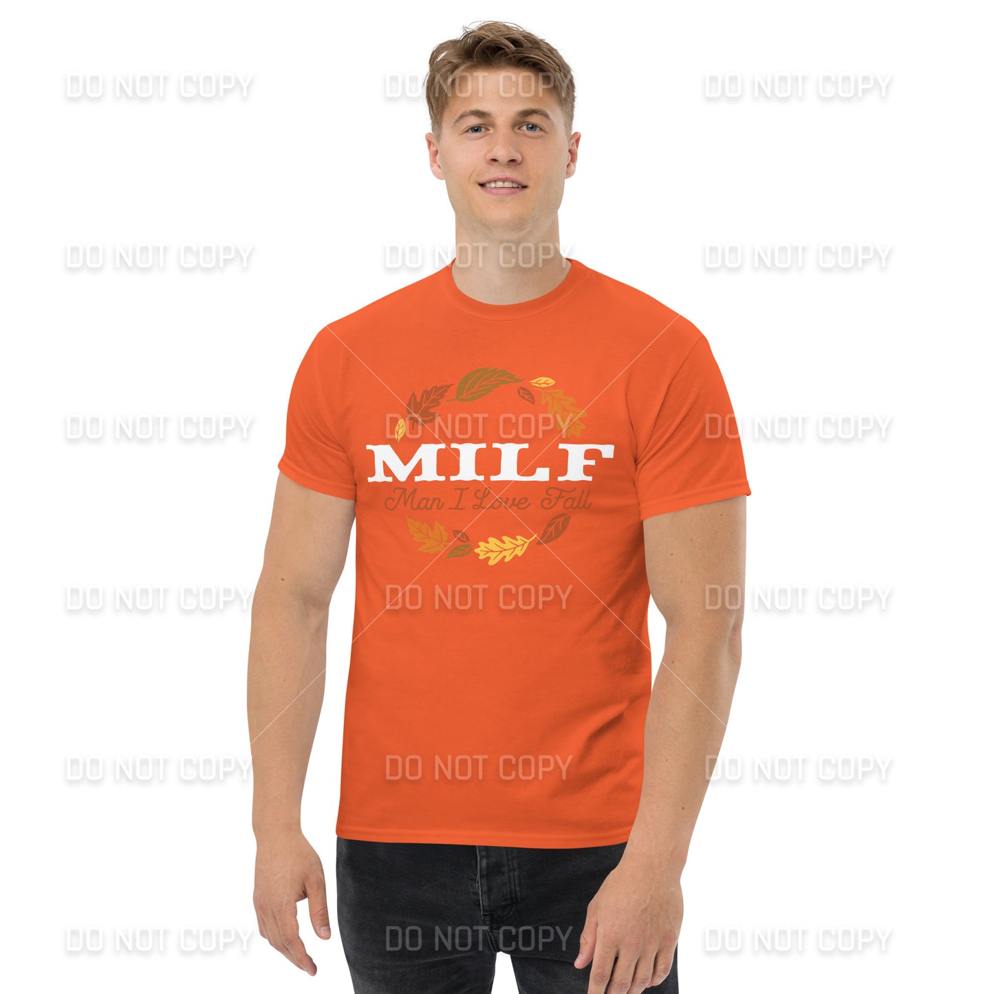 Fall Apparel - Fall MILF -Man I Love Fall T-Shirt - White Printed - Youth & Adult Sizes