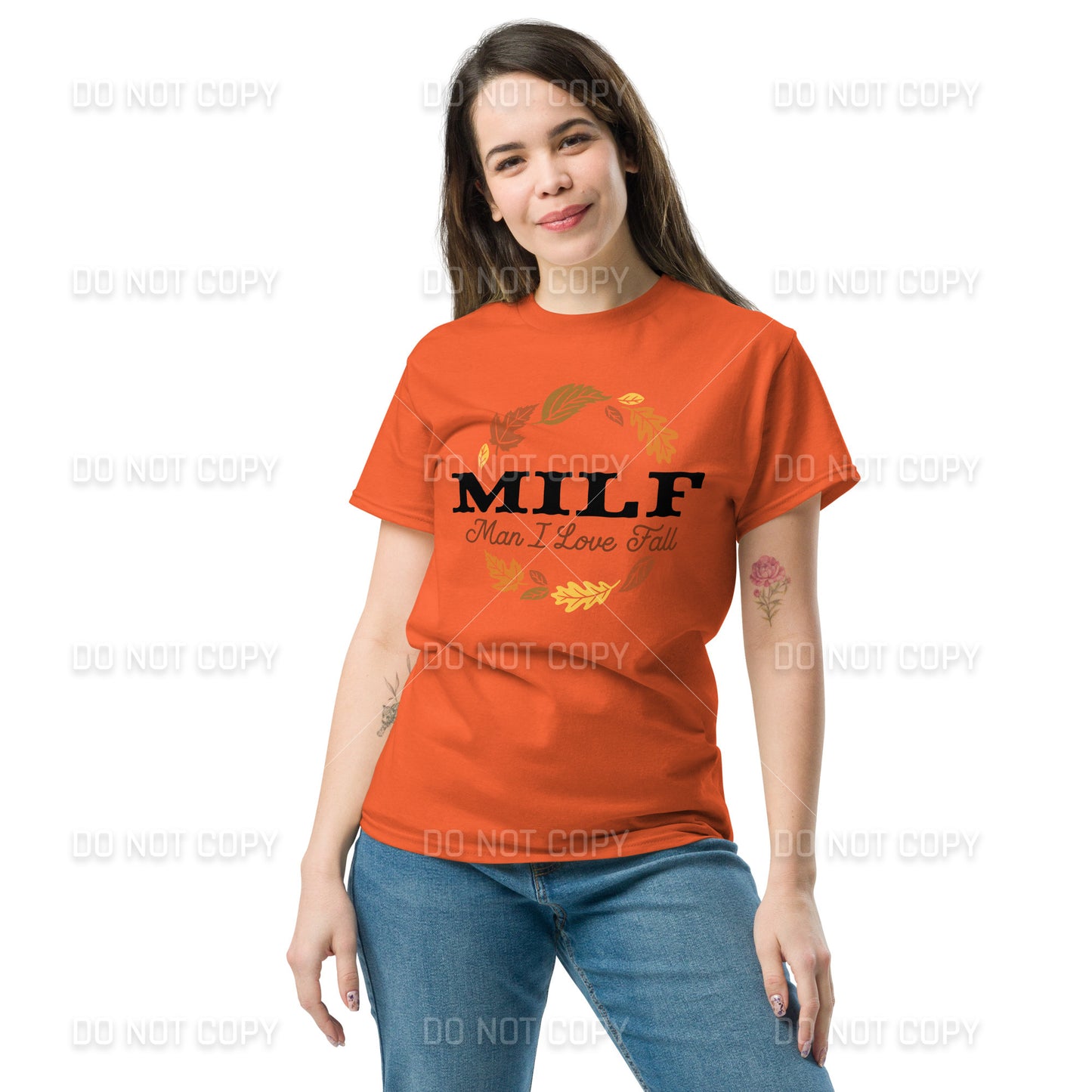 Fall Apparel - Fall MILF -Man I Love Fall - T-Shirt - Black Printed - Youth & Adult Sizes