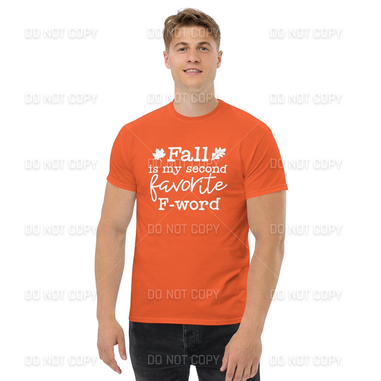 Fall Apparel - Fall, My Second Favorite F-Word T-Shirt - White Printed - Youth & Adult Sizes