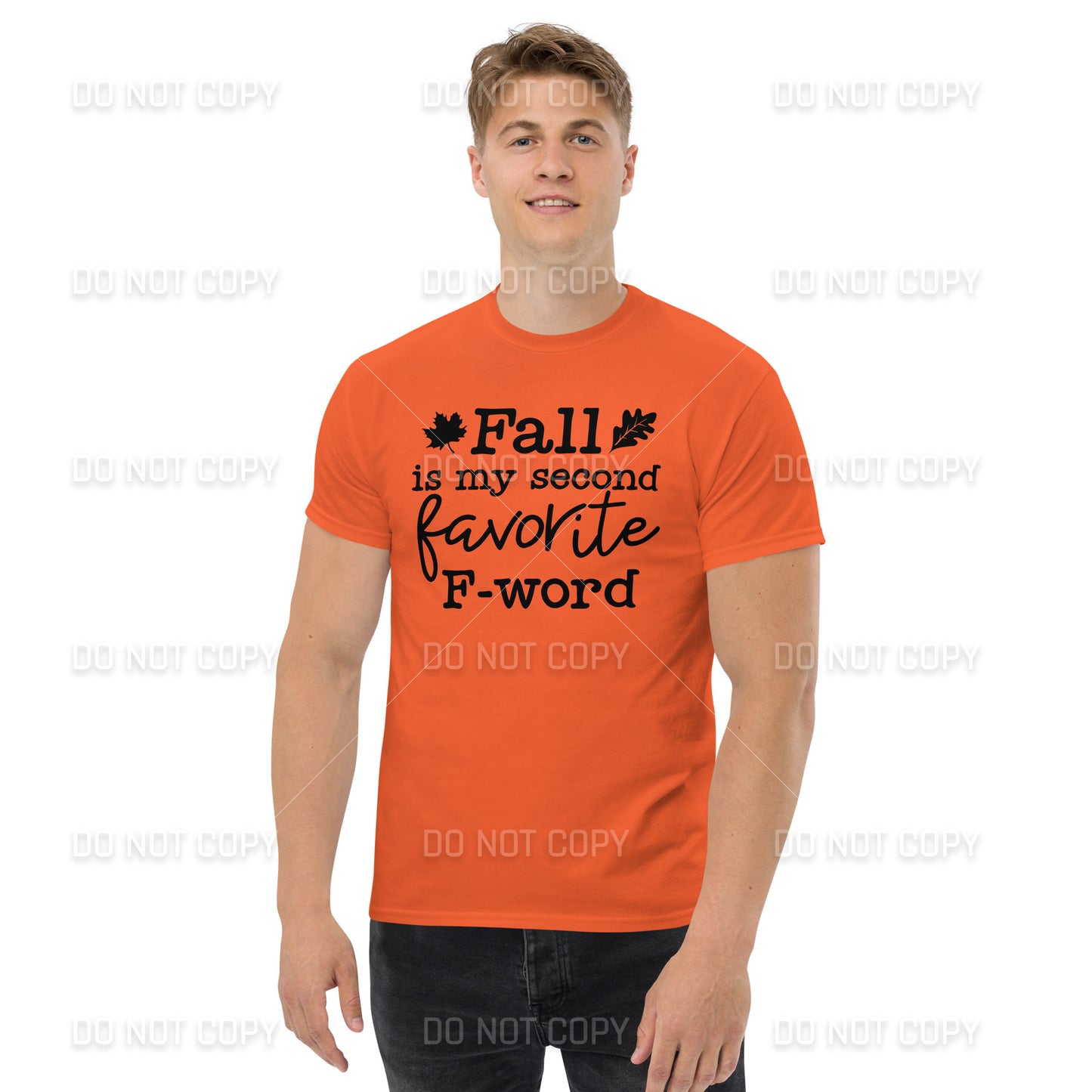 Fall Apparel - Fall, My Second Favorite F-Word T-Shirt - Black Printed - Youth & Adult Sizes