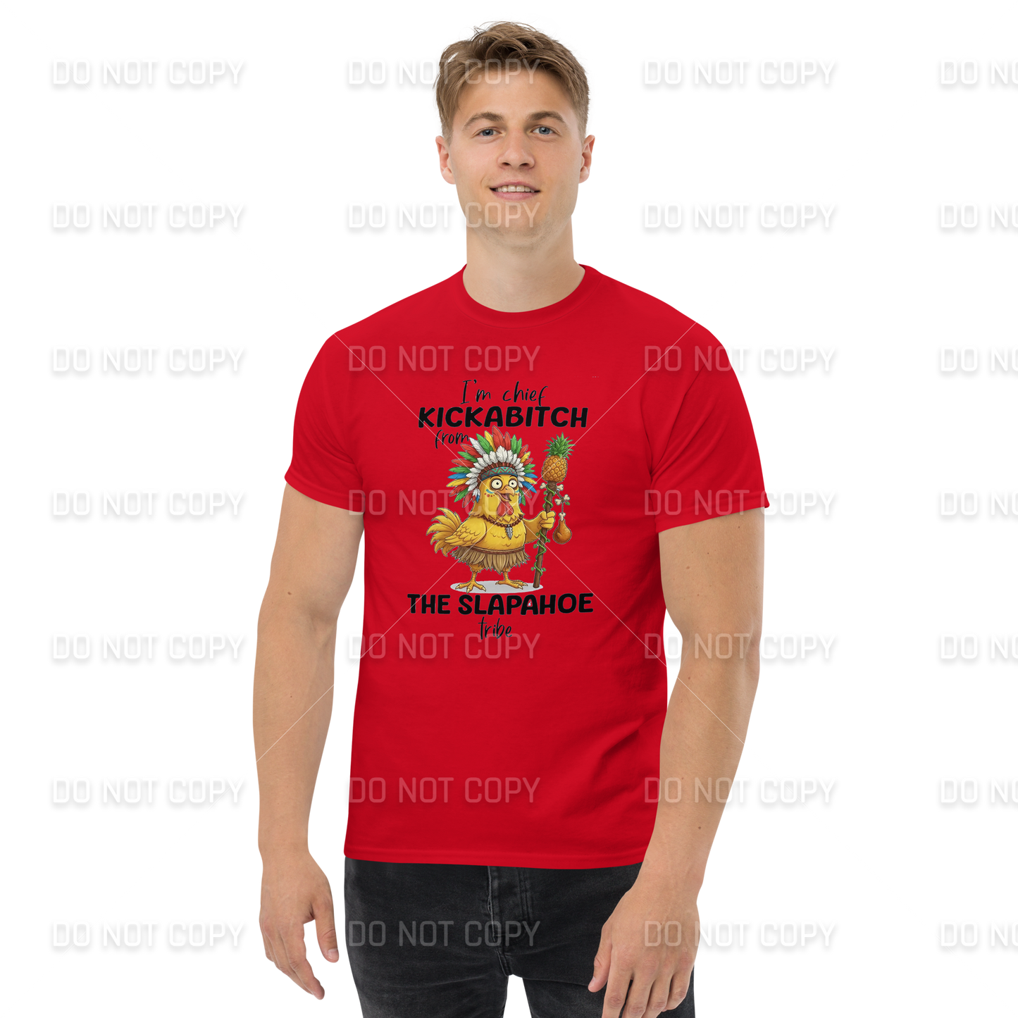 Funny - Chief Kickabitch T-Shirt - Adult Sizes