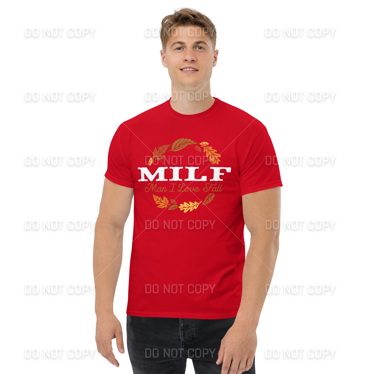 Fall Apparel - Fall MILF -Man I Love Fall T-Shirt - White Printed - Youth & Adult Sizes