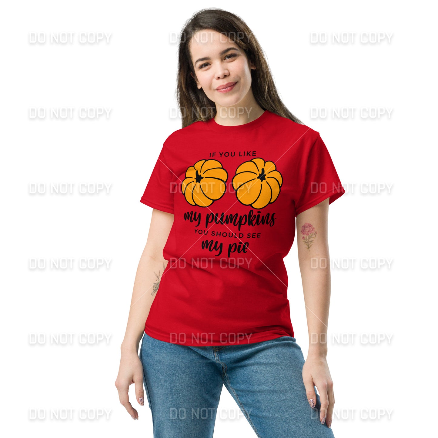 Fall Apparel - Fall - If you like my Pumpkins, You should see my Pie T-Shirt - Black Printed - Youth & Adult Sizes