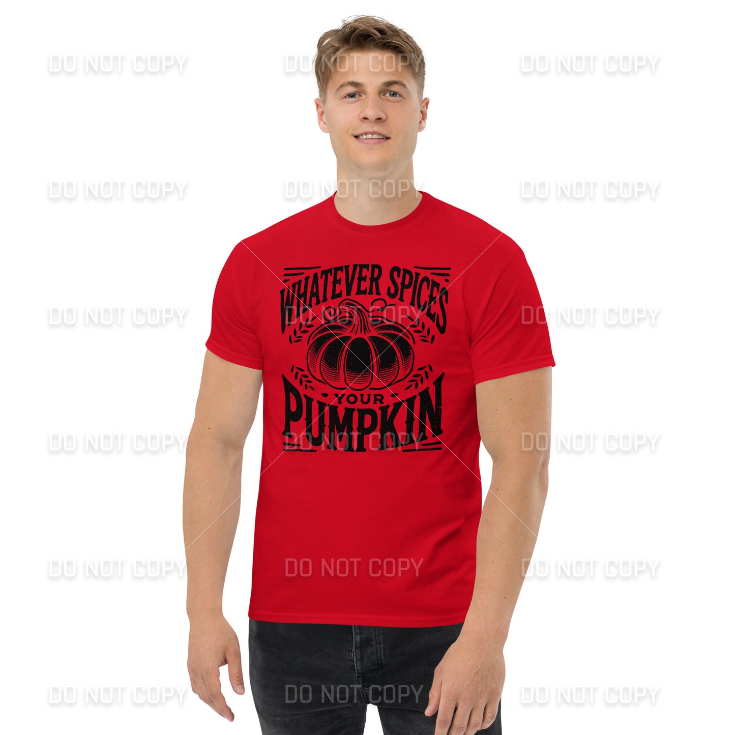 Fall Apparel - Fall - Whatever Spices your Pumpkin T-Shirt - Distressed Black Printed - Youth & Adult Sizes