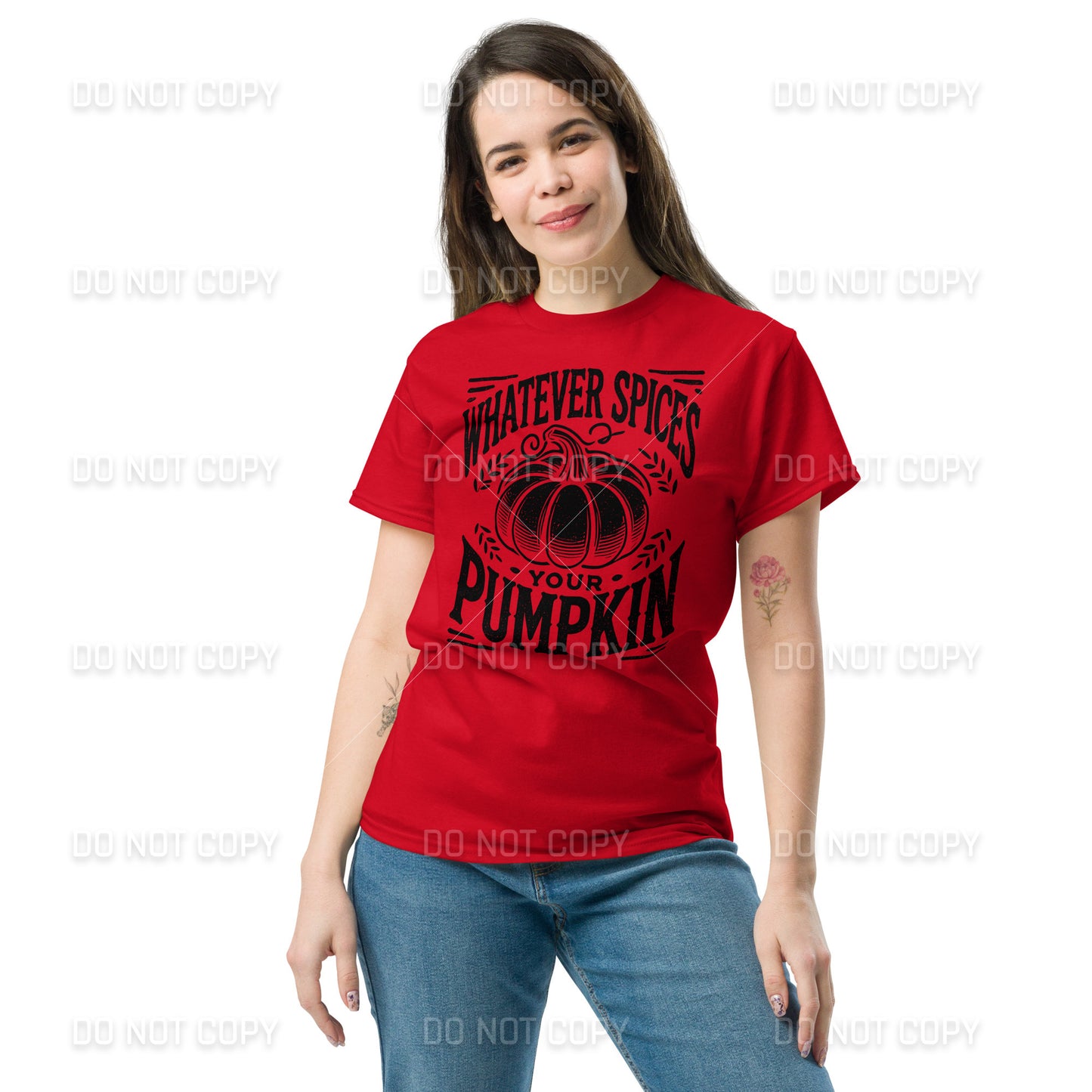 Fall Apparel - Fall - Whatever Spices your Pumpkin T-Shirt - Distressed Black Printed - Youth & Adult Sizes