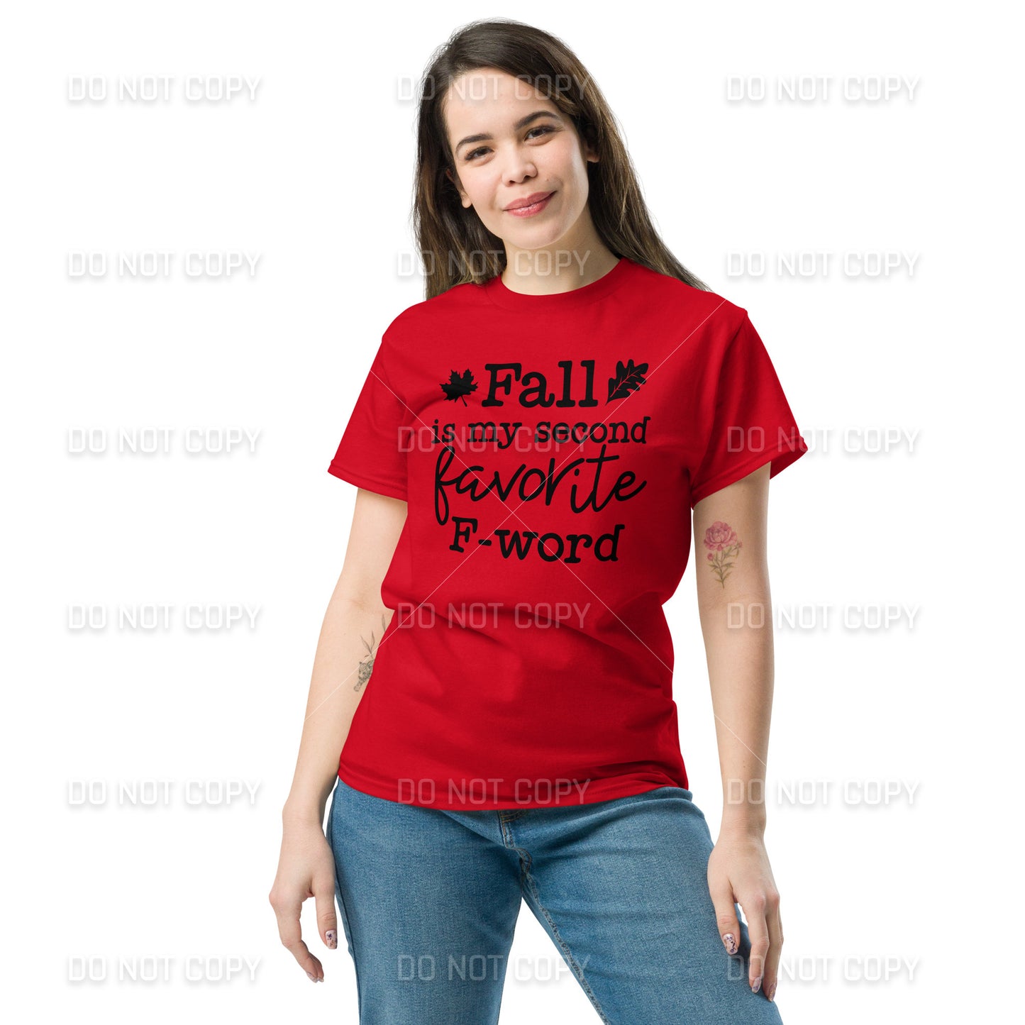Fall Apparel - Fall, My Second Favorite F-Word T-Shirt - Black Printed - Youth & Adult Sizes