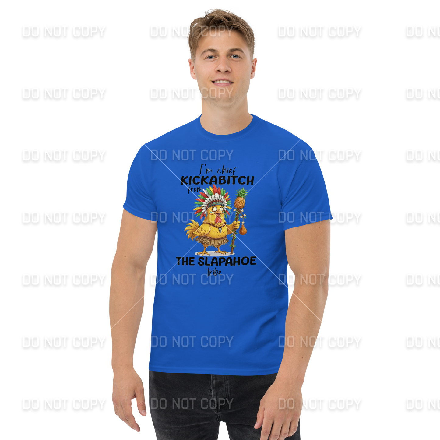 Funny - Chief Kickabitch T-Shirt - Adult Sizes