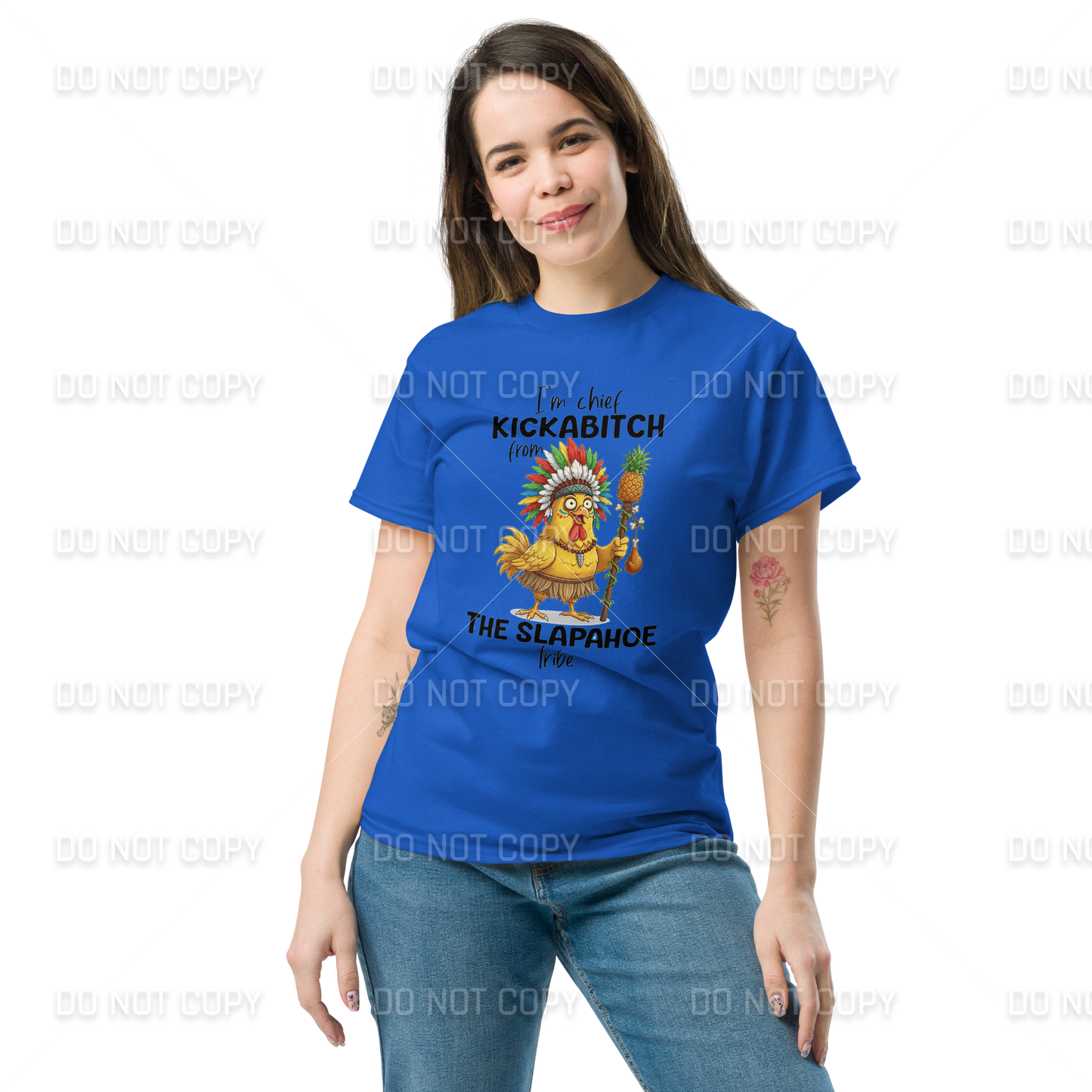 Funny - Chief Kickabitch T-Shirt - Adult Sizes