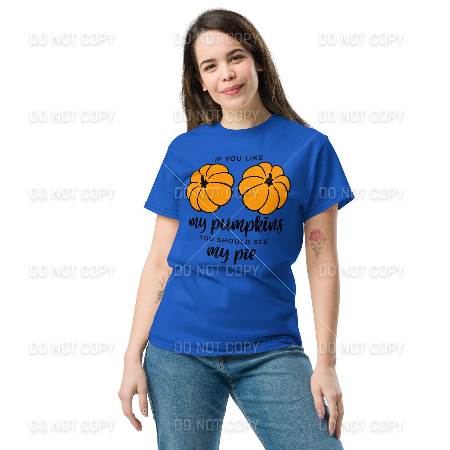 Fall Apparel - Fall - If you like my Pumpkins, You should see my Pie T-Shirt - Black Printed - Youth & Adult Sizes