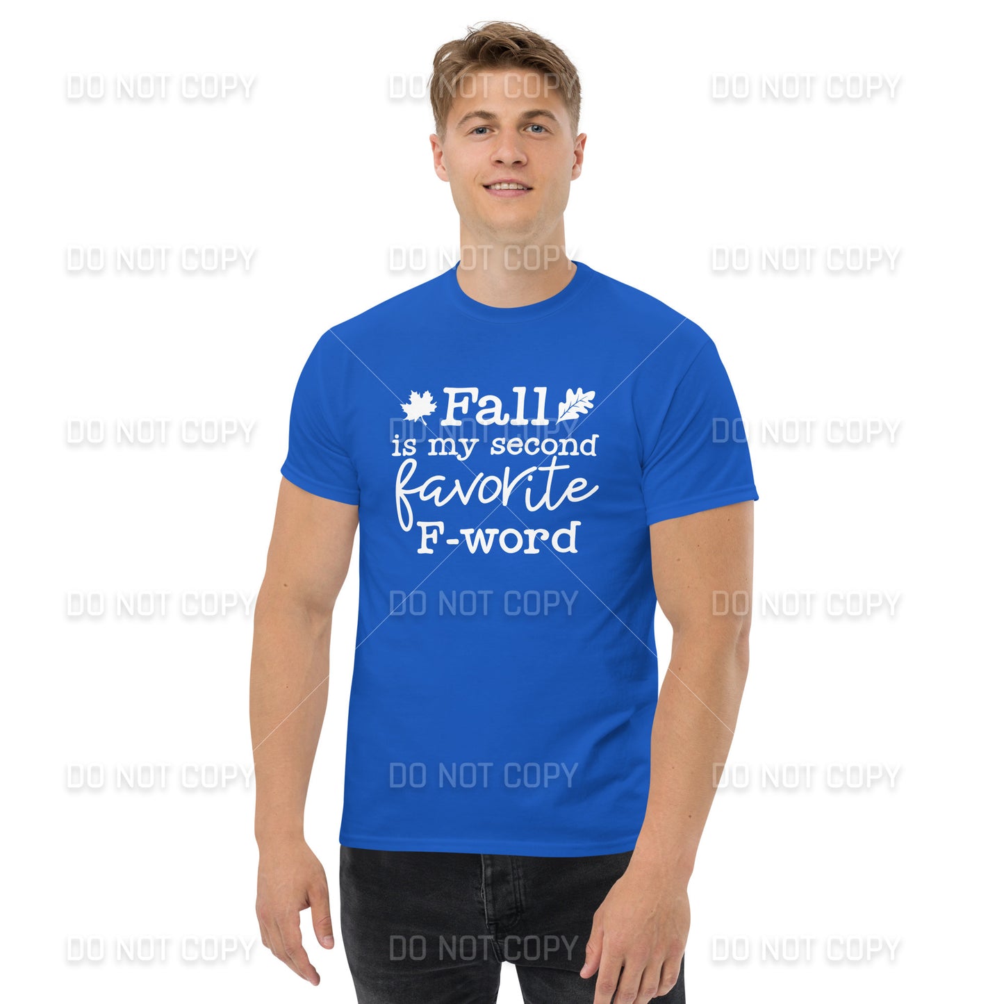 Fall Apparel - Fall, My Second Favorite F-Word T-Shirt - White Printed - Youth & Adult Sizes
