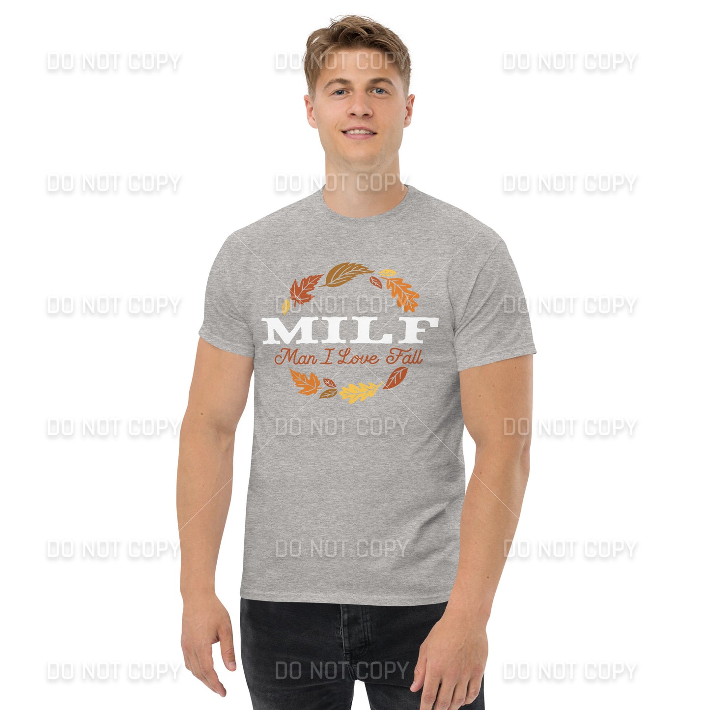 Fall Apparel - Fall MILF -Man I Love Fall T-Shirt - White Printed - Youth & Adult Sizes